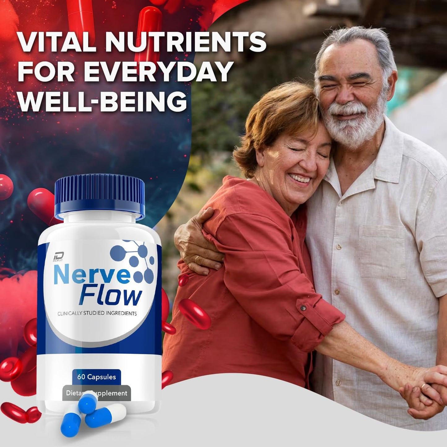 Indelo Nerve Flow Capsules, 180 Capsules