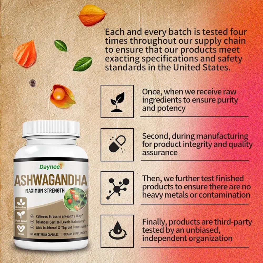 AIHIYO Ashwagandha Capsule, 60 Count
