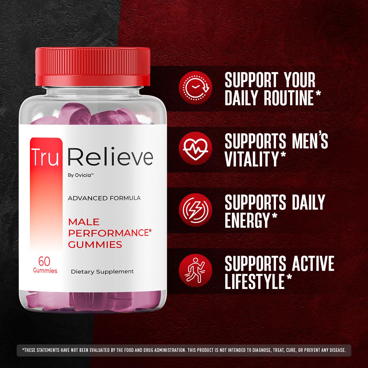 OVICIA TruRelieve Gummies 120 Gummies