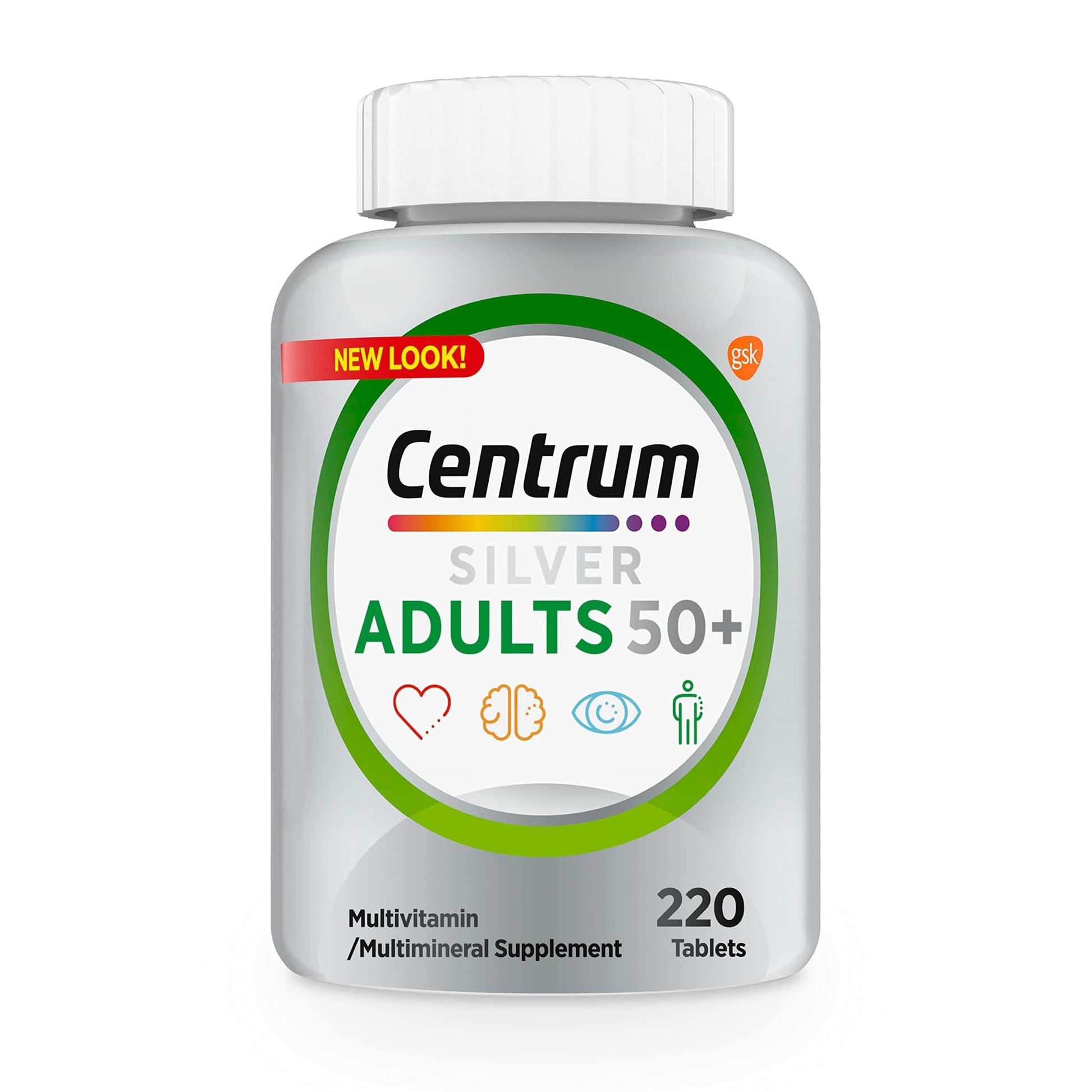 Centrum Silver Multivitamin for Adults 50 Plus Tablet 220 Count