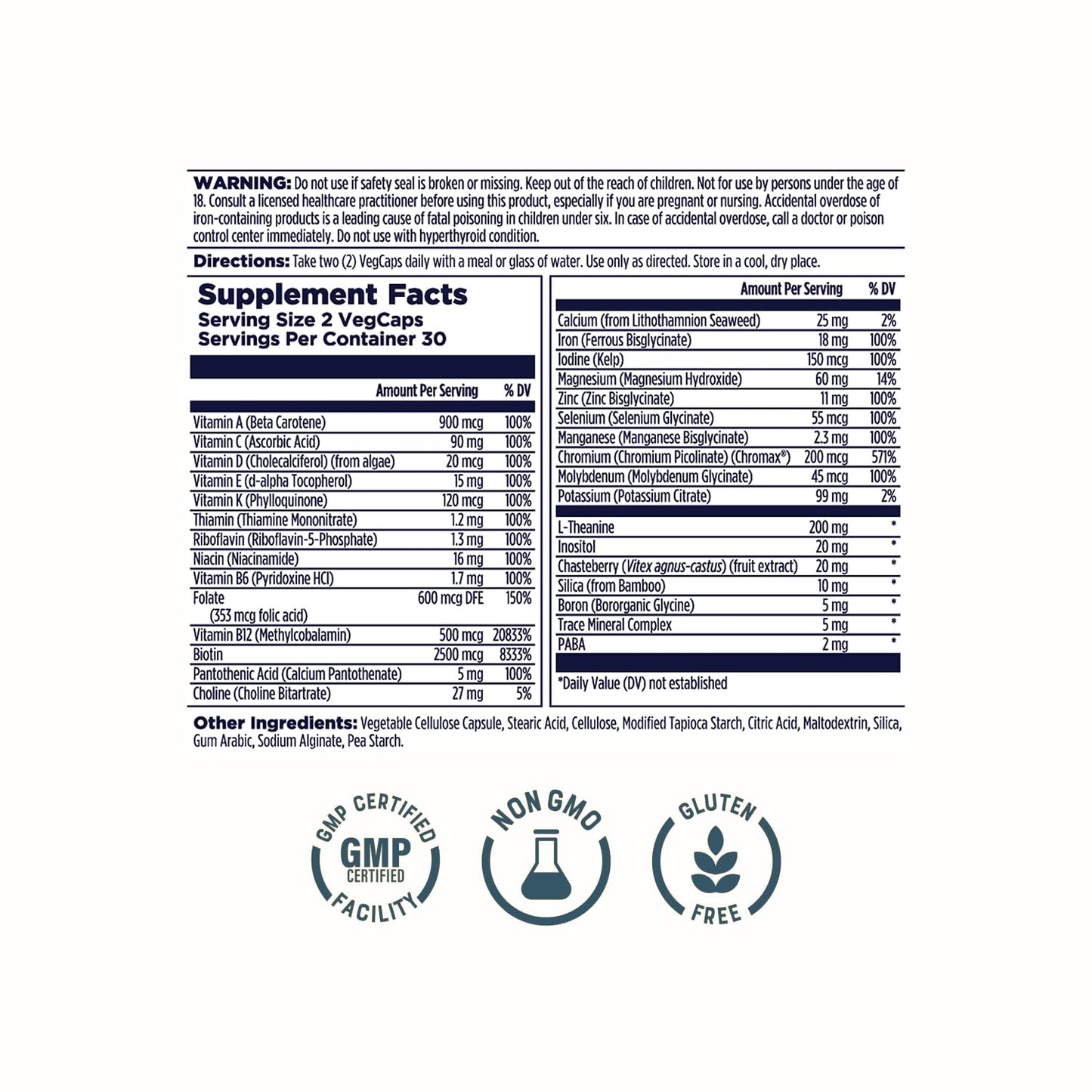 KAL Women’s 18 Plus Multivitamin Capsule 60 Count