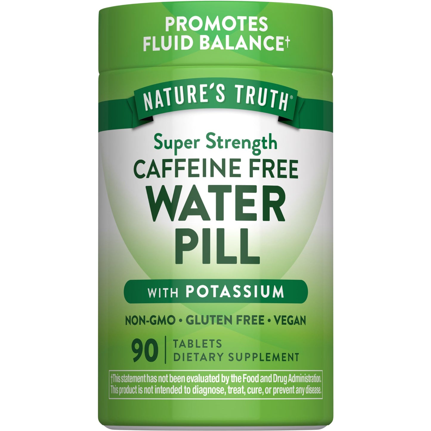 Nature's Truth Super Strength Water Pill with Potassium Tablet 90