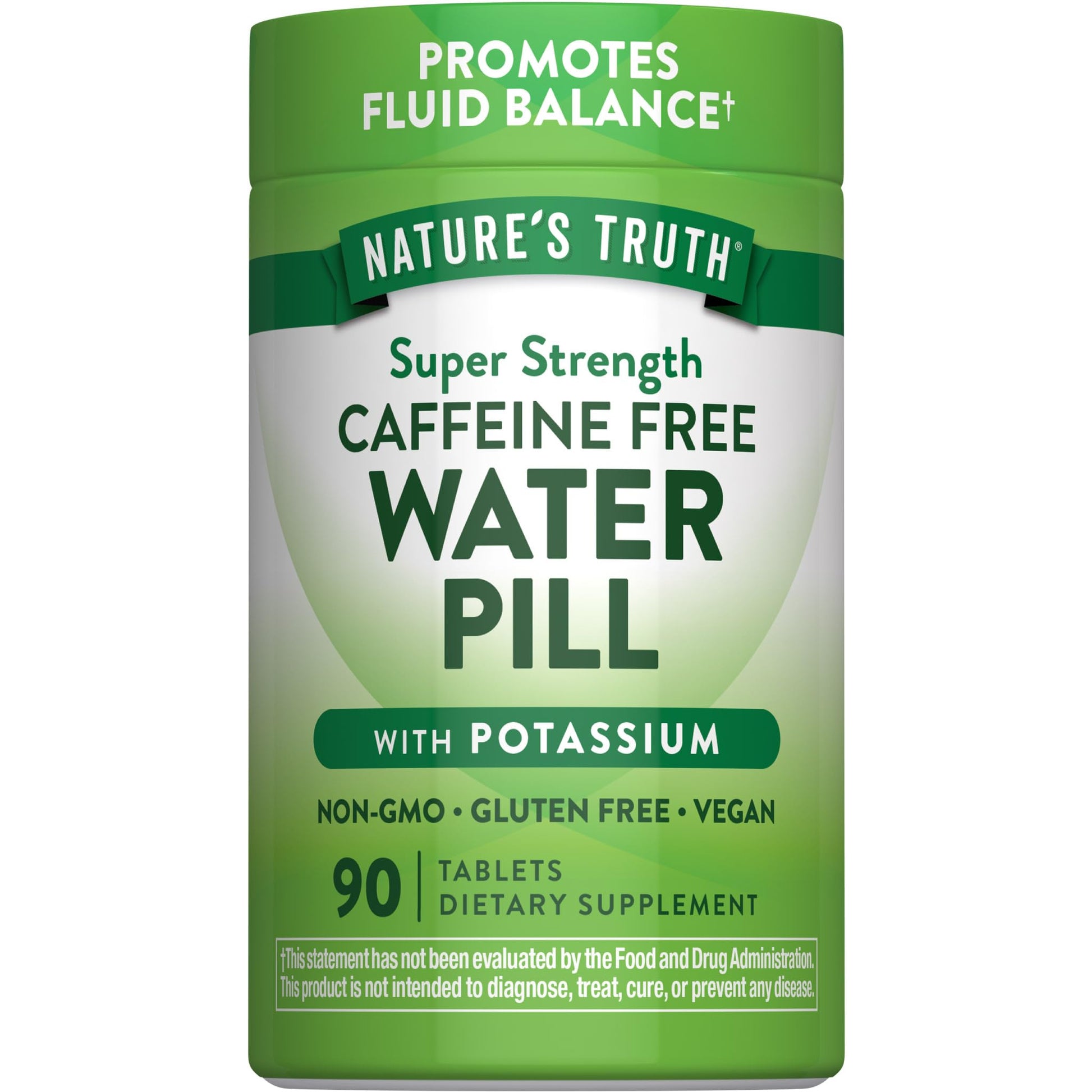 Nature's Truth Super Strength Water Pill with Potassium Tablet 90