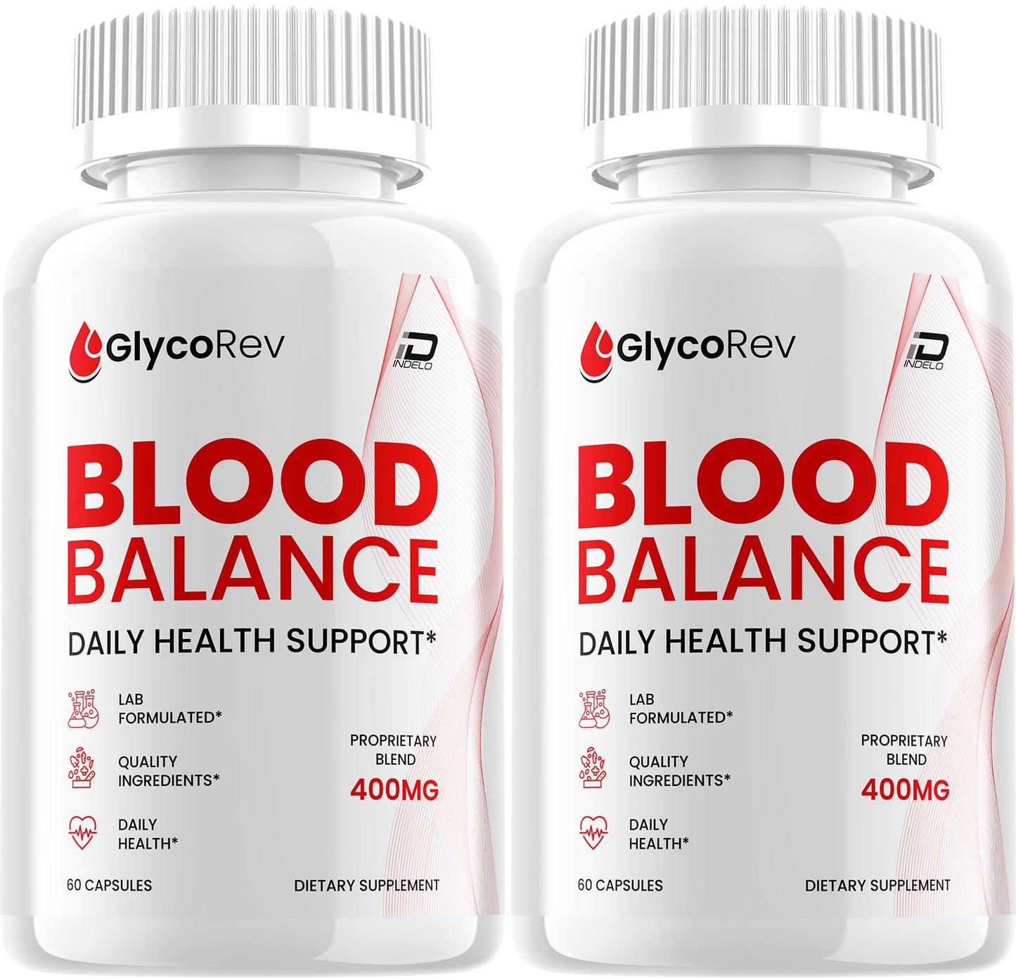 Indelo Glyco Rev Capsules GlycoRev Natural Blend Daily Health Vitamins Supplement, 120 Capsules