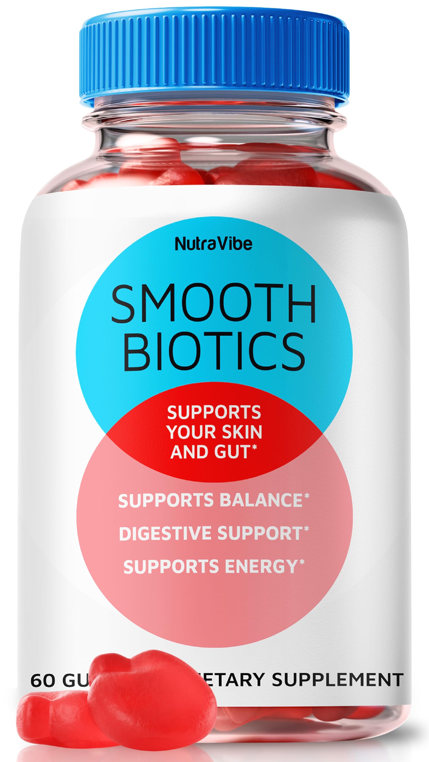 NutraVibe Smooth BlOTICS Gummies 60 Gummies