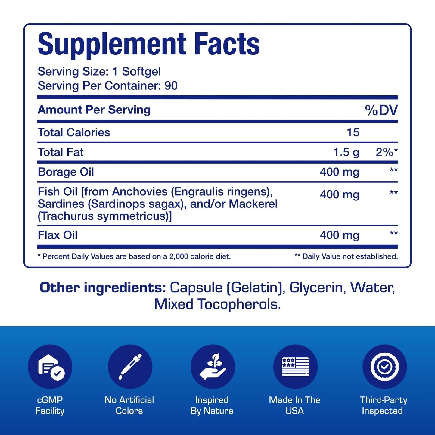 Anabolic Laboratories Fish Oil Omega-3-6-9 Softgel 90 Count