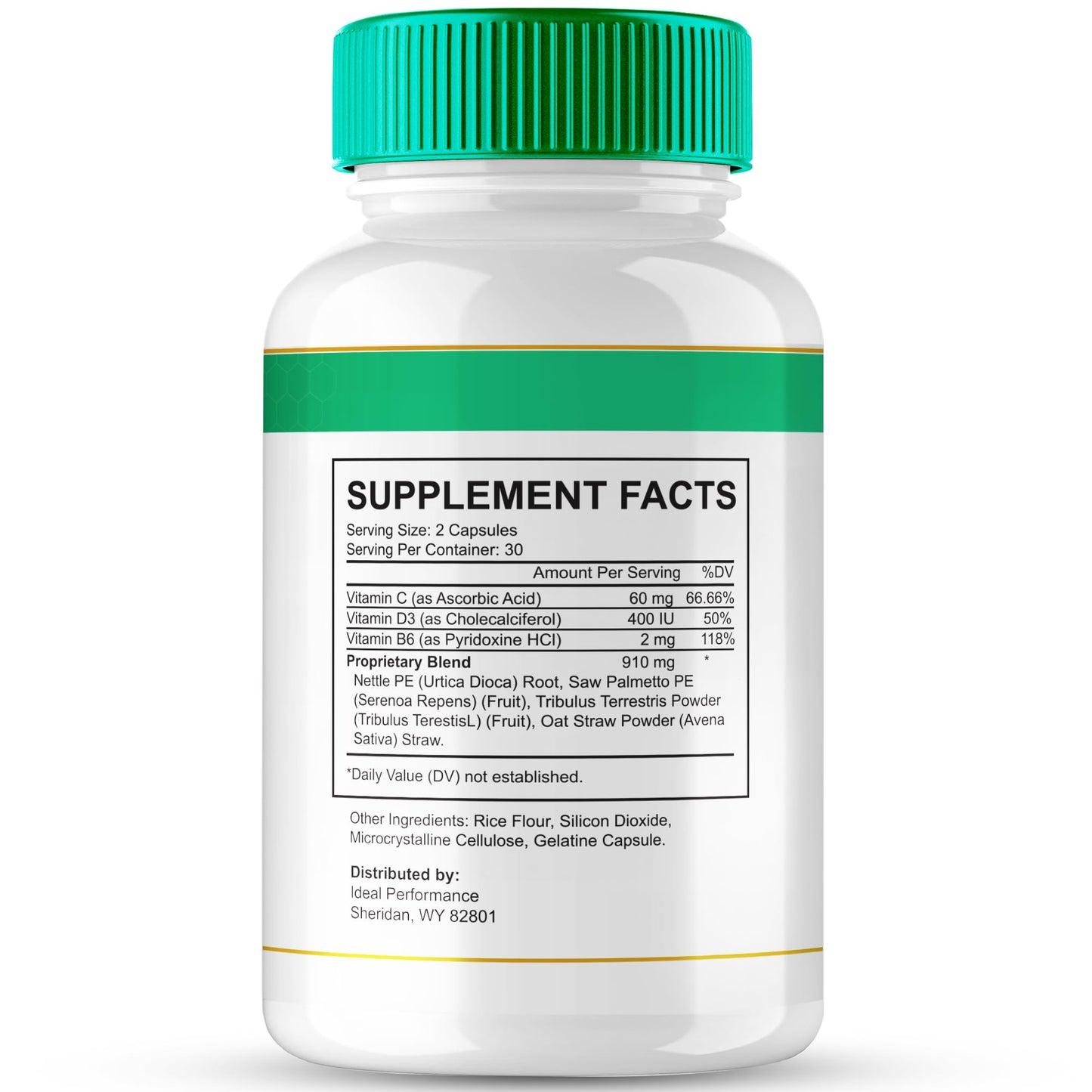 IDEAL PERFORMANCE Prostafense Prostate Health Supplements for Men Capsules, 120 Count