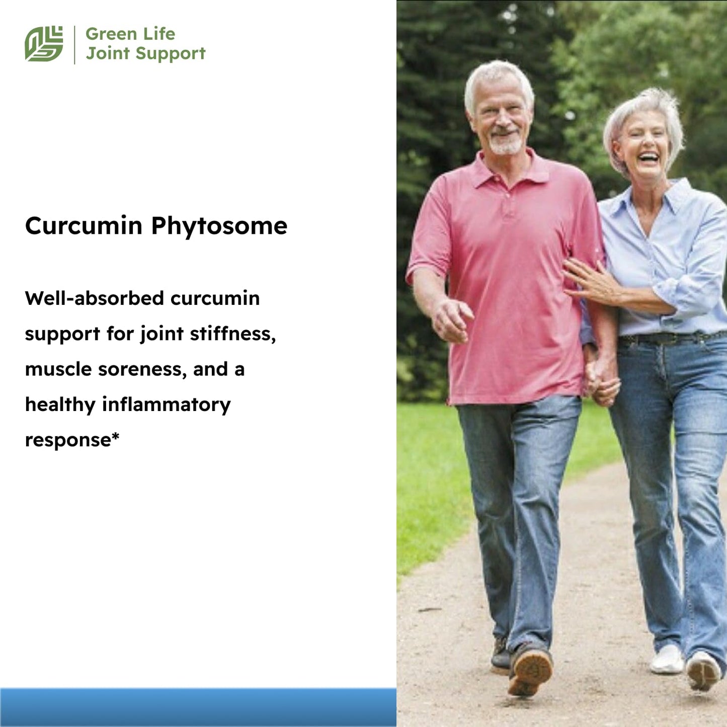 Green Life Org Premium Curcumin Phytosome 750mg Ashwagandha for Stress & Balance Sensoril & Boswellia Support for Mind & Body High Bioavailability Capsules, 60 Count