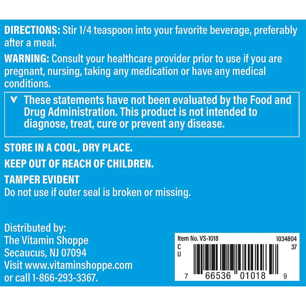 The Vitamin Shoppe Vitamin C 1000mg Powder, 17 Count