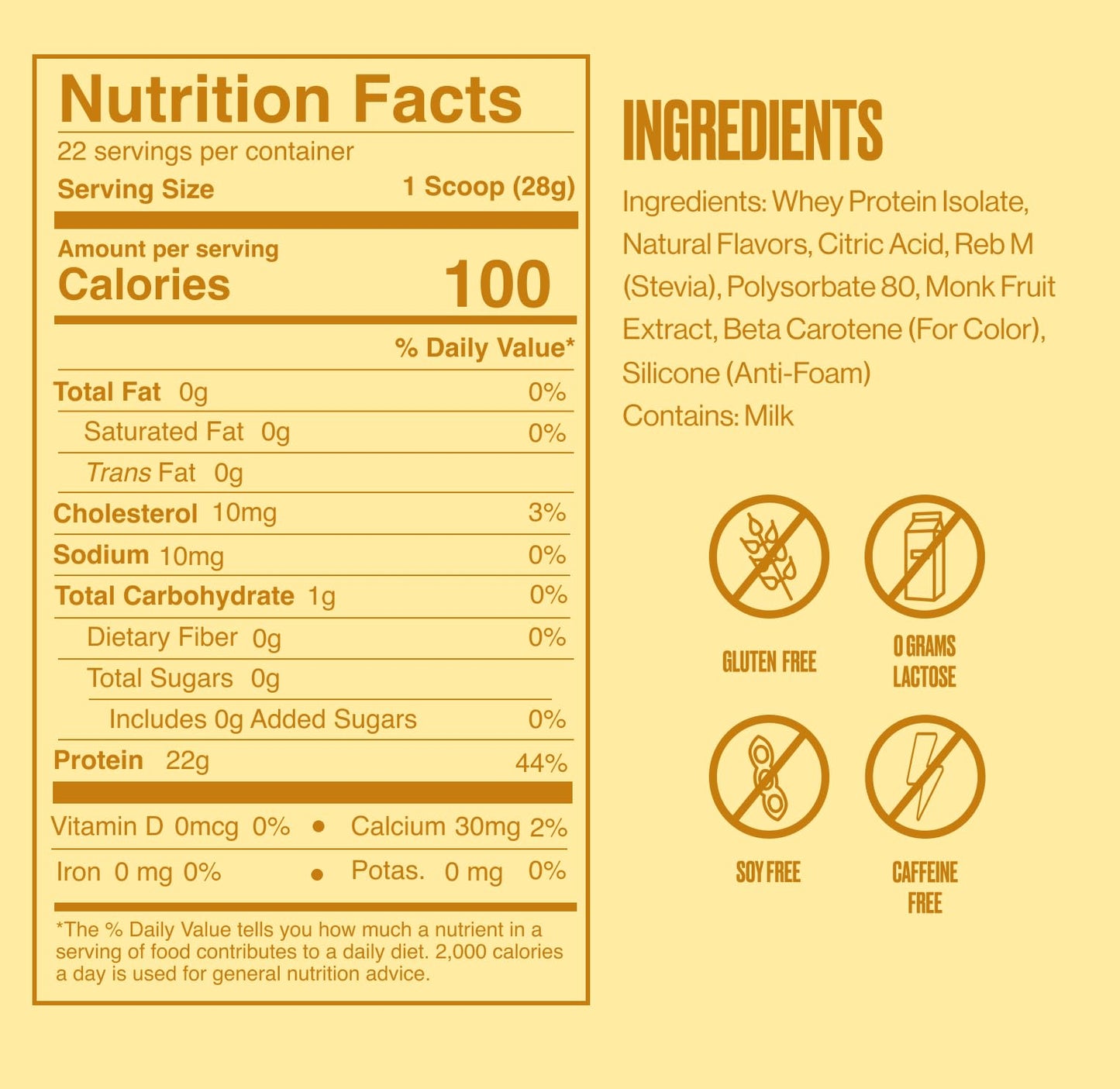 SEEQ Clear Protein Powder Mango Pineapple - 22 Servings