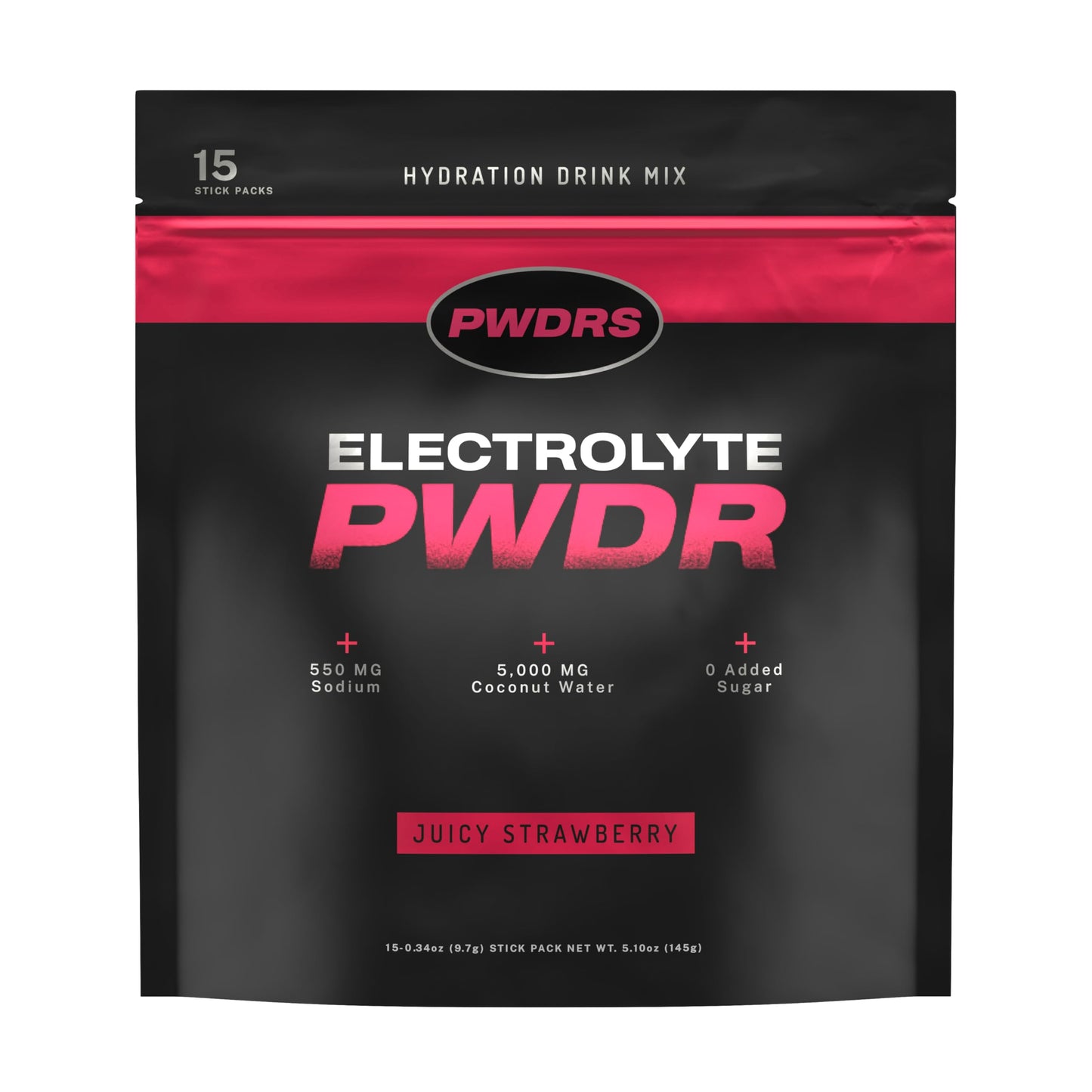 PWDRS Electrolytes Powder, 15 Pack