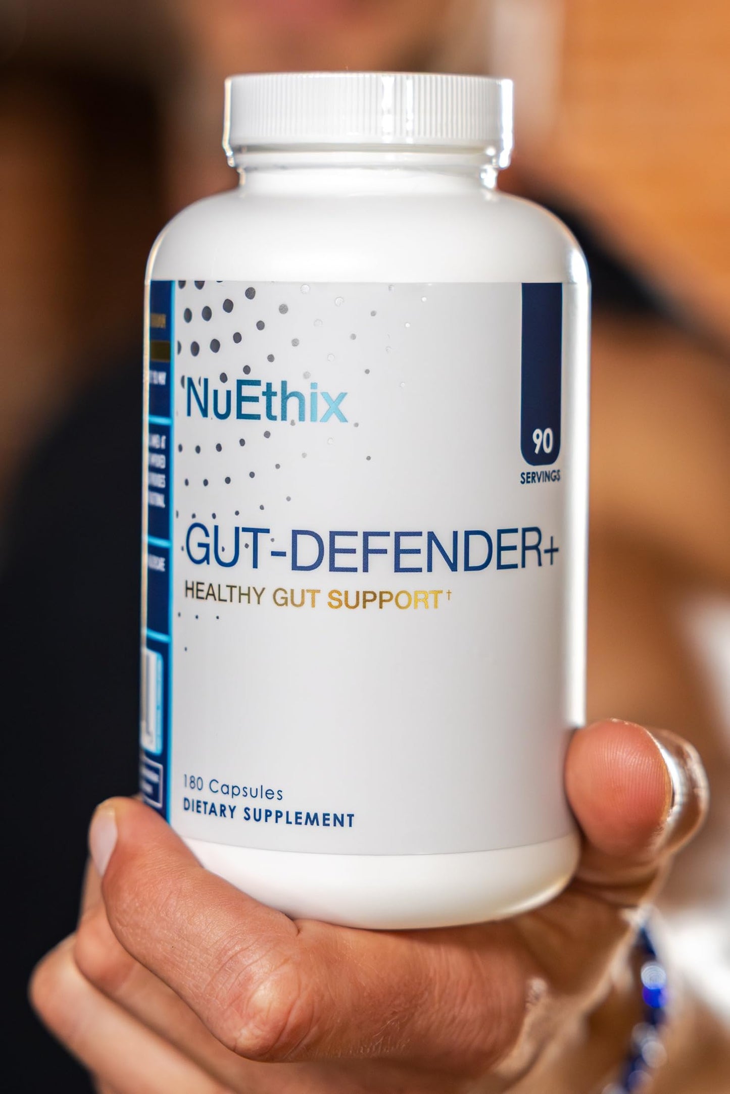 NuEthix Formulations Gut Defender+ Microbiome Balance Dietary Supplement Capsule, 180 Capsules