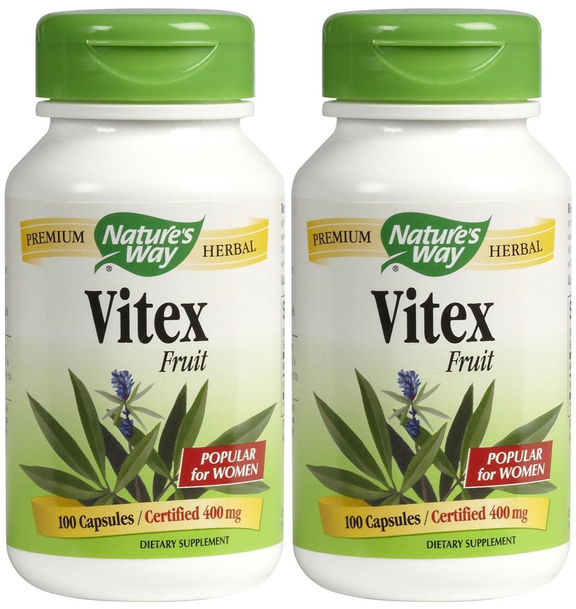 Nature's Way Vitex (Chaste Tree) Capsule, 2 Pack