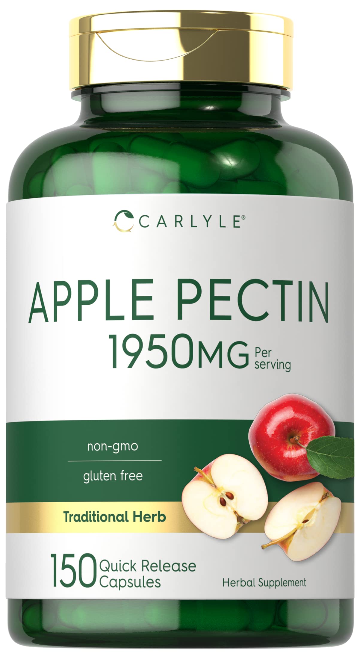 Carlyle Apple Pectin Capsules 150 Count
