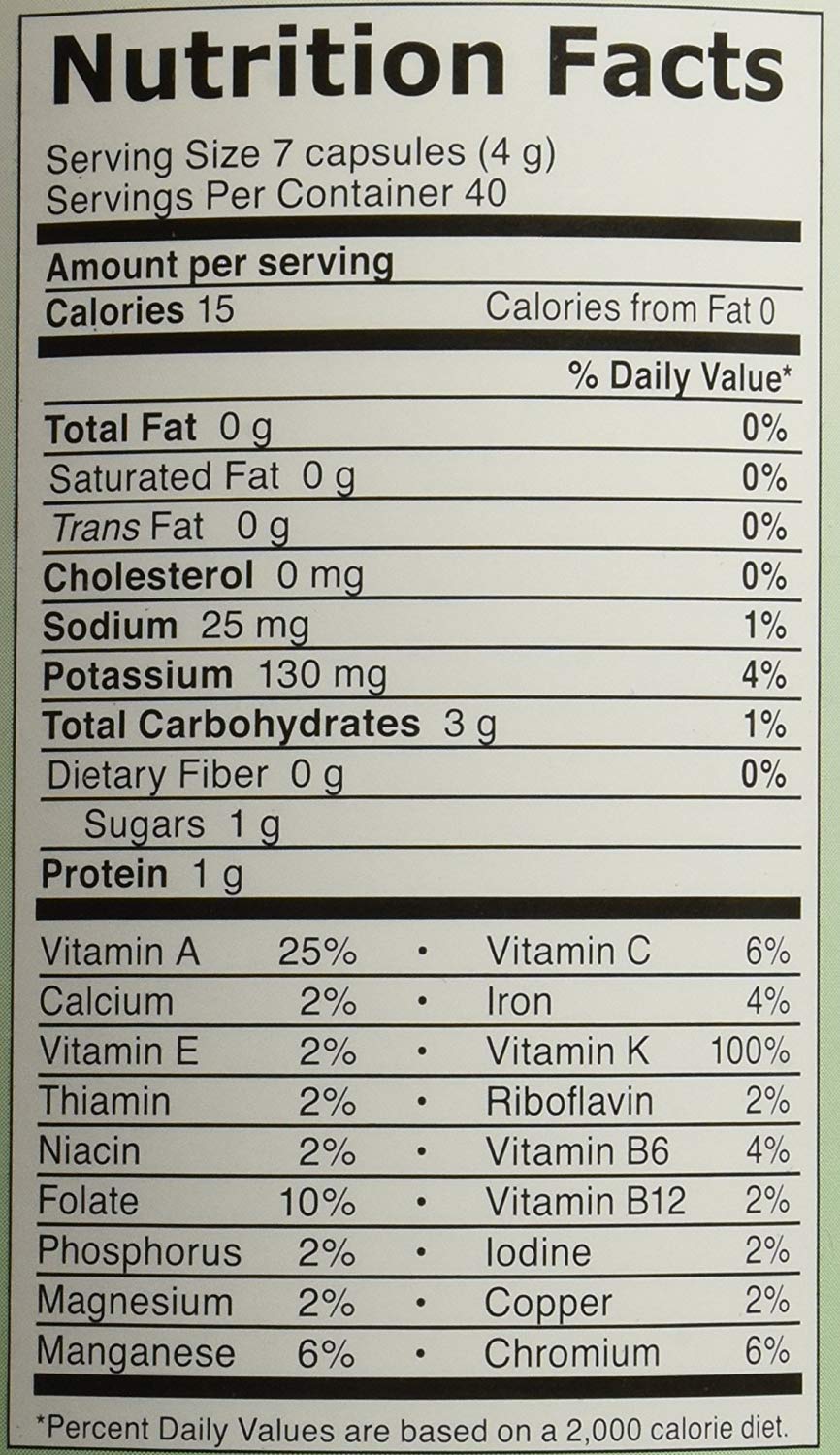 AIM International Barleylife Juice Powder of Young Barley Plants and Powerful Antioxidants Capsules, 280 Capsules