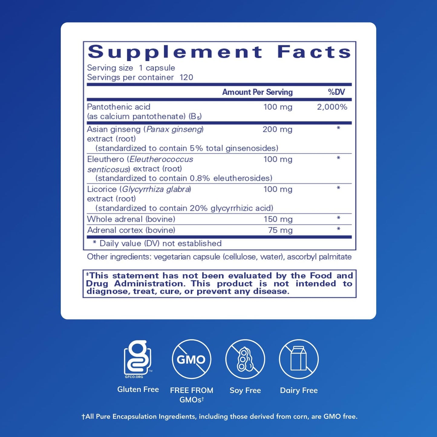 Pure Encapsulations ADR Formula 120 Capsules