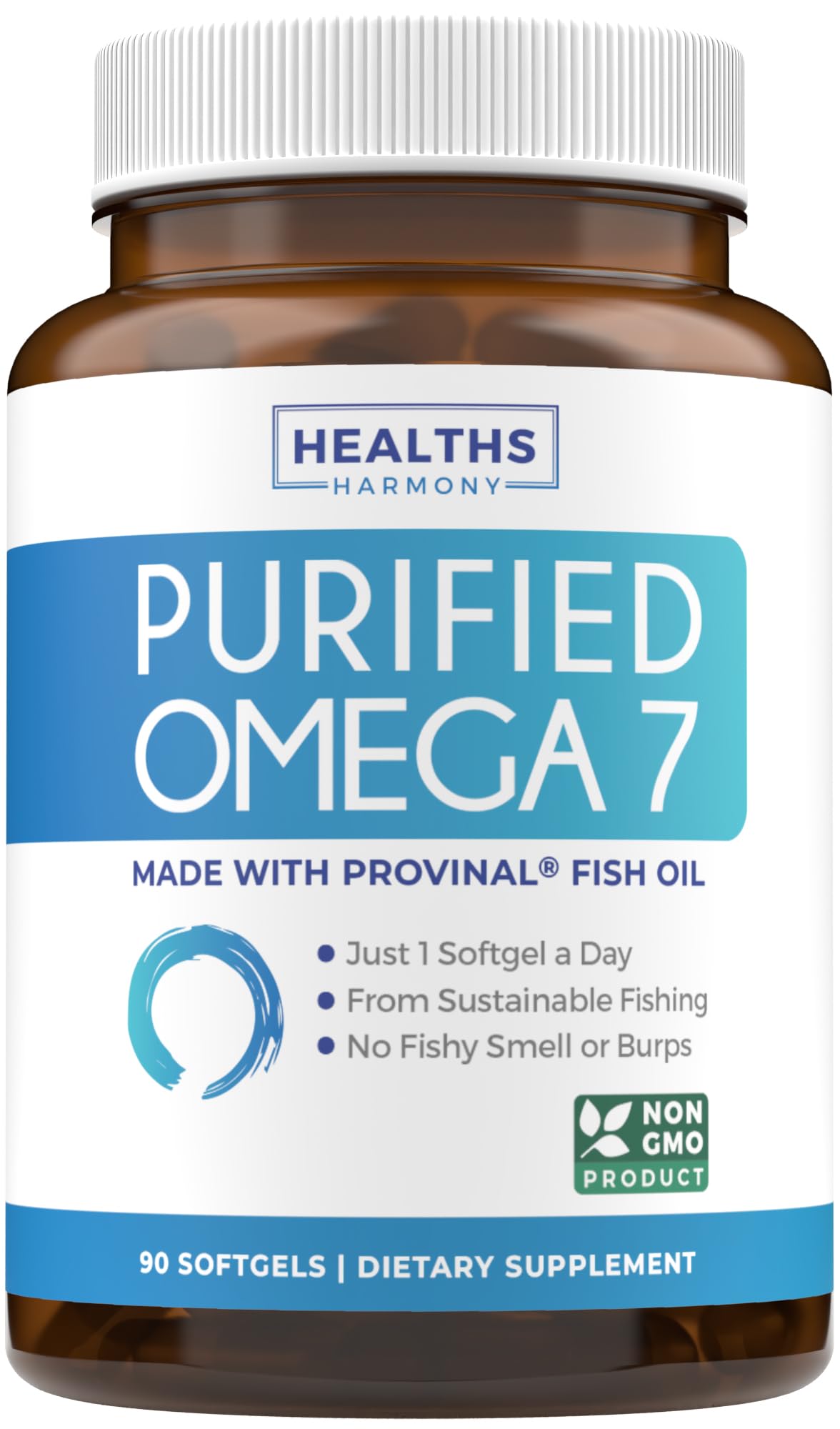 Healths Harmony Omega-7 Supplement Capsule, 90 Count