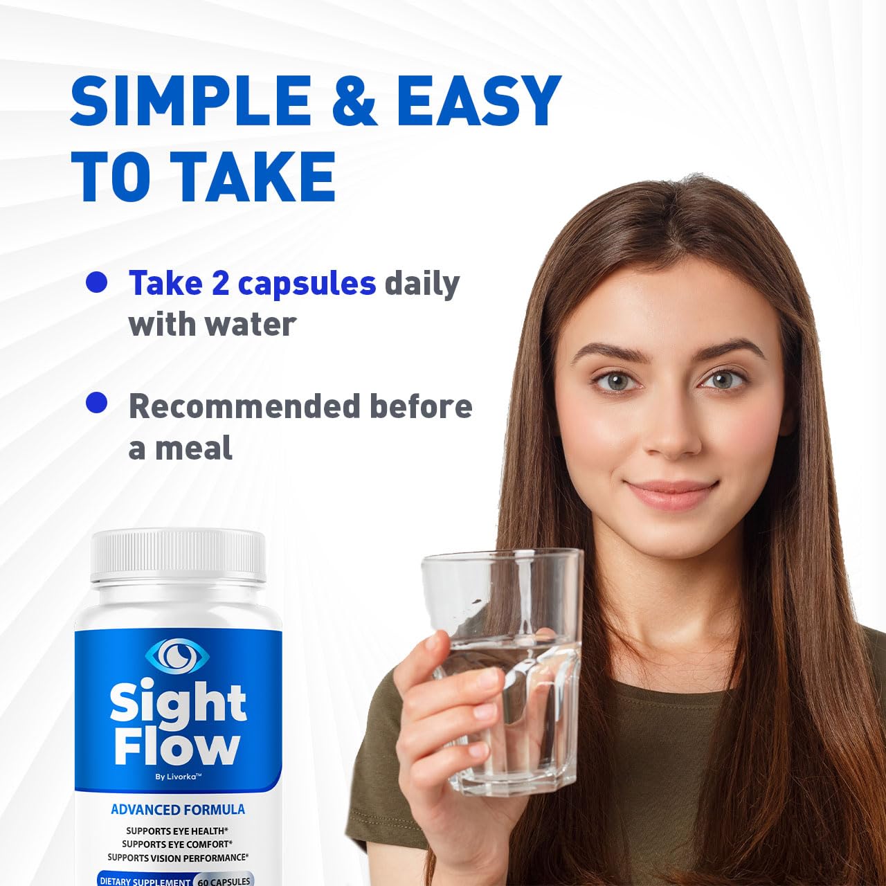 LIVORKA Sight Flow Eye Capsules Advanced Formula, 120 Capsules
