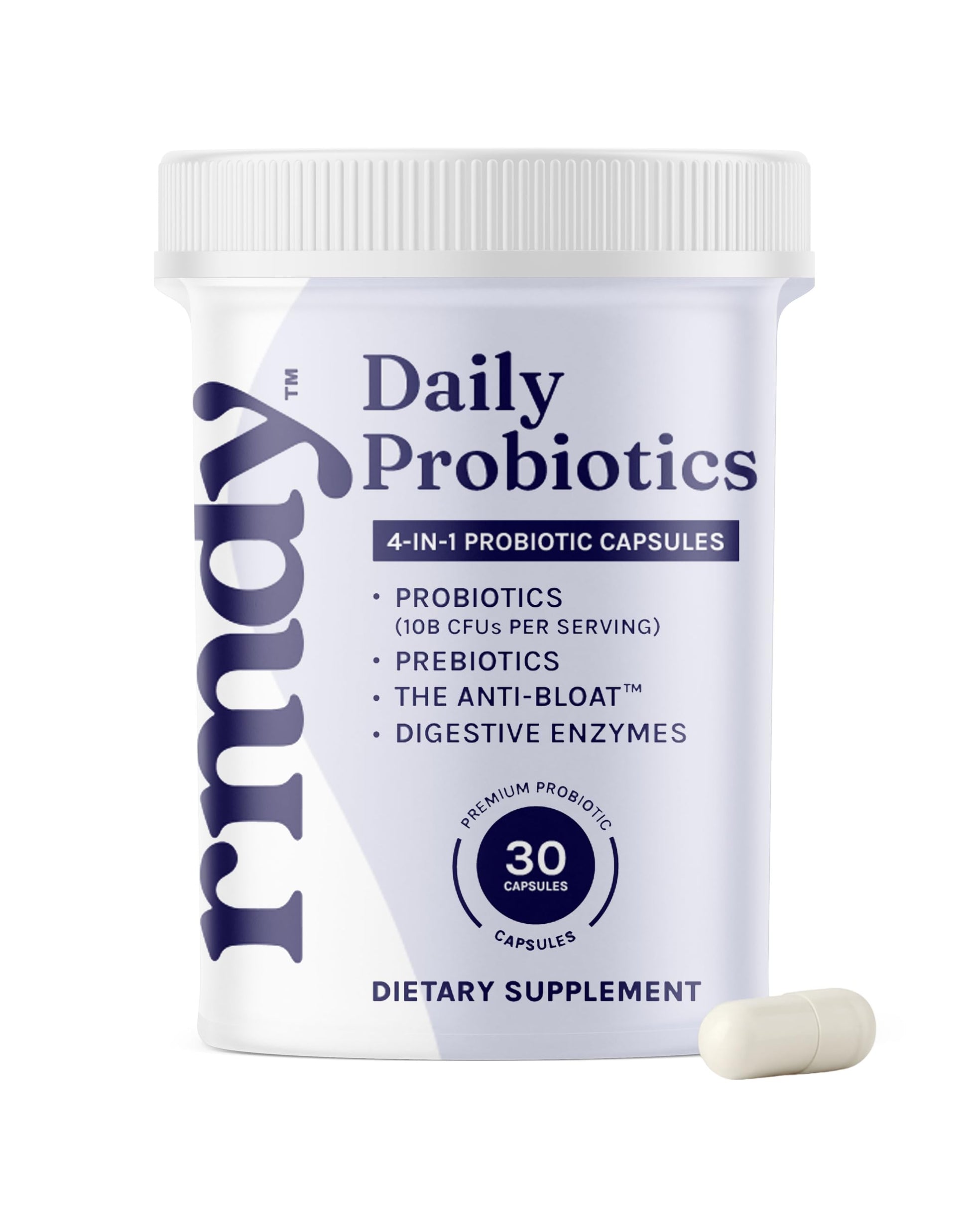 rmdy Constipation, Bloating, & Gas Relief | Relief from Diarrhea, & IBS | Probiotic for Digestive Health & Gut, 30 Capsules