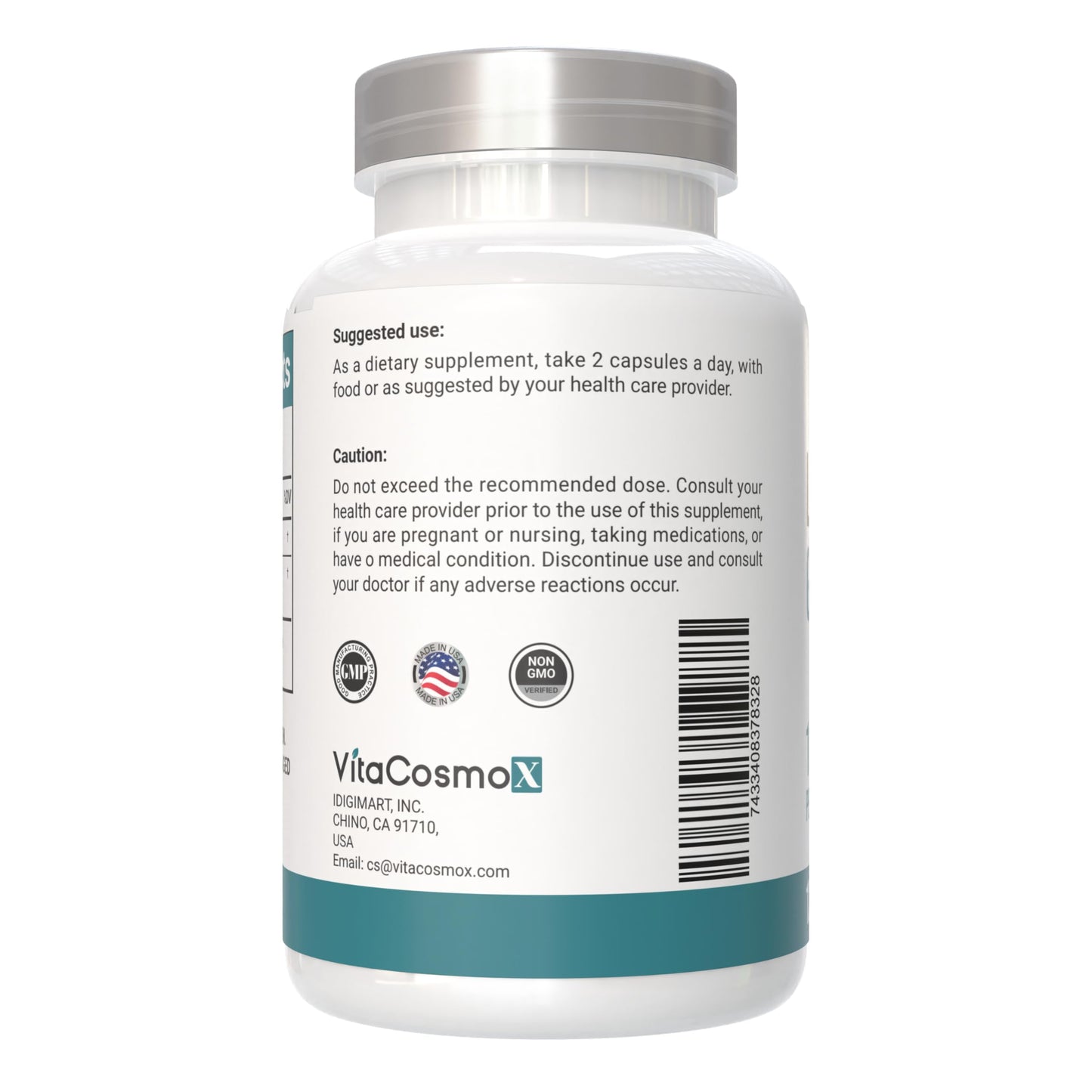VitaCosmoX Liposomal Glutathione 1110 mg, 240 Capsules