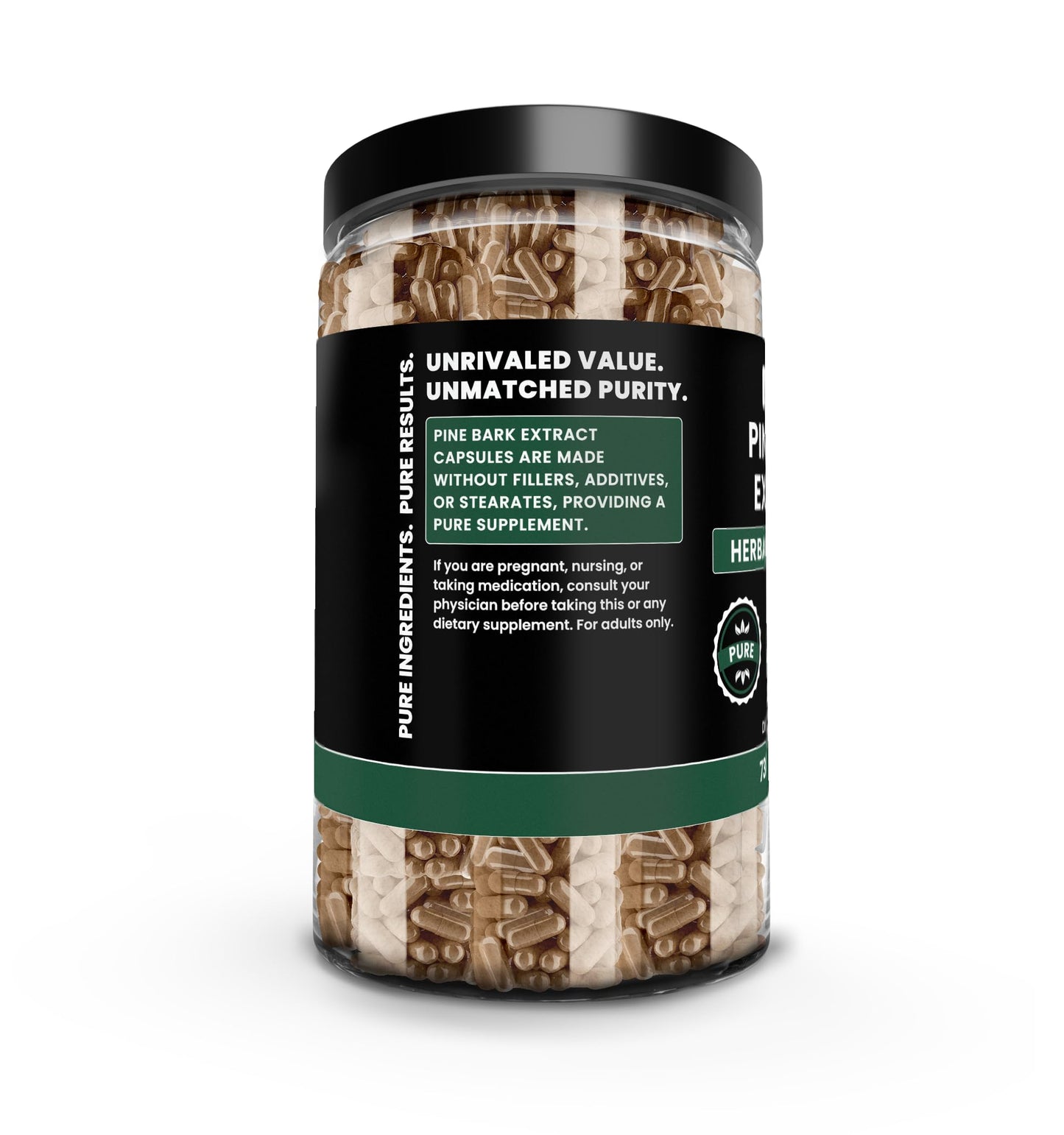 PURE ORIGINAL INGREDIENTS Pine Bark Extract Capsules 730