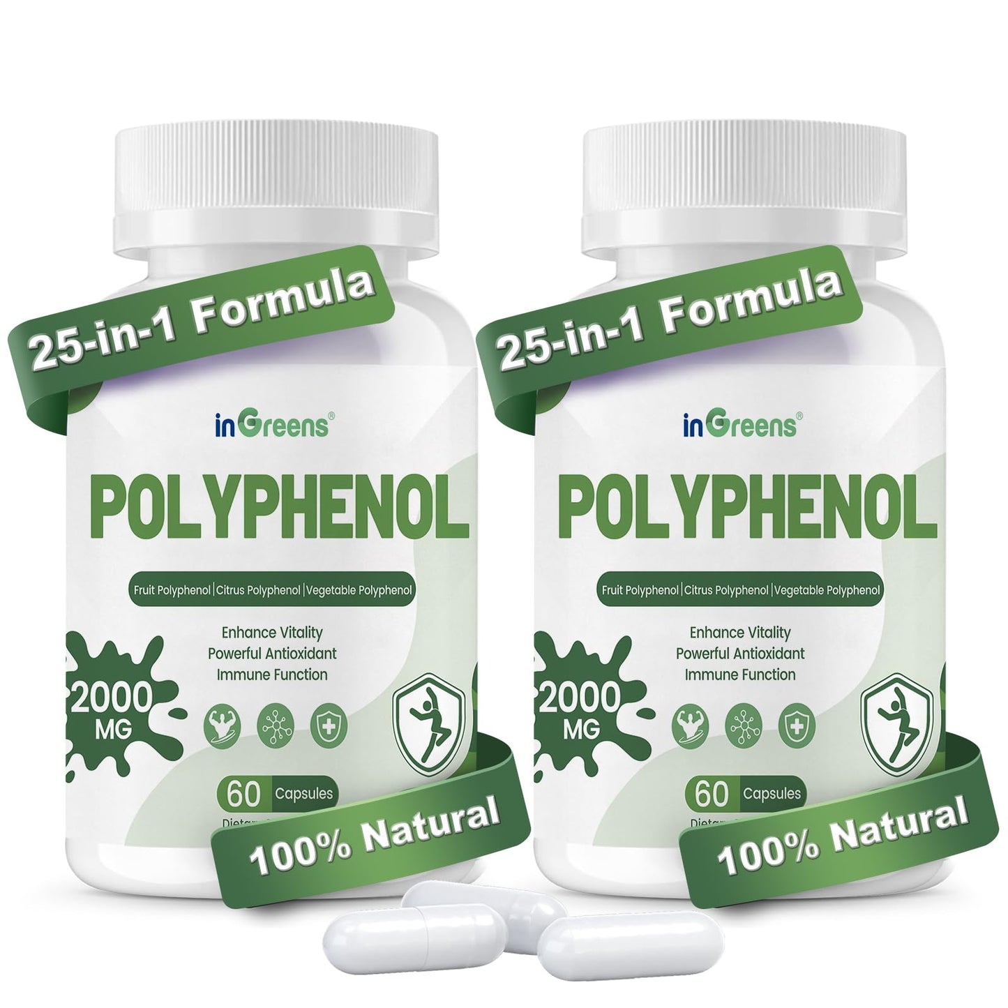 inGreens 25-in-1 Polyphenols Supplement Softgels 120