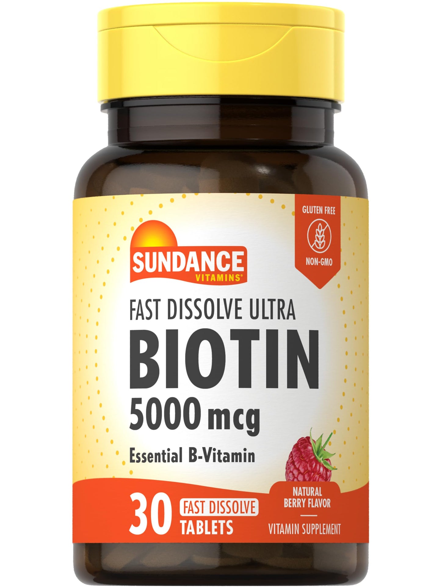 Sundance Biotin 5000mcg Tablet Fast Dissolve 30 Tablets