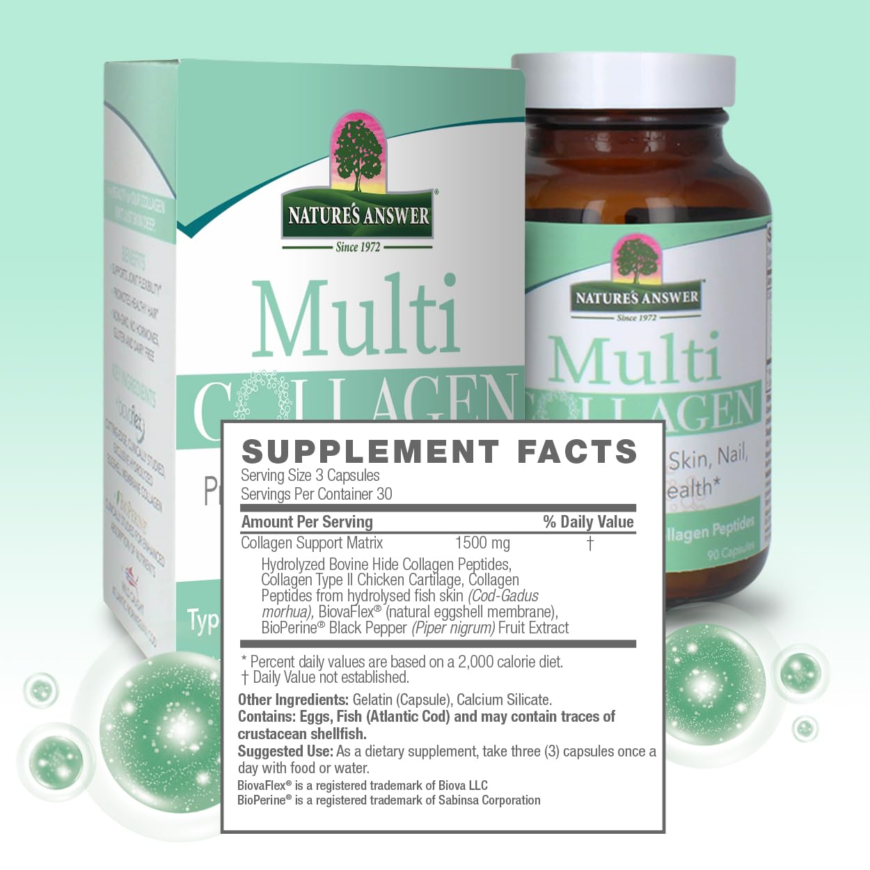 Nature's Answer Multi Collagen Capsule 1 Count