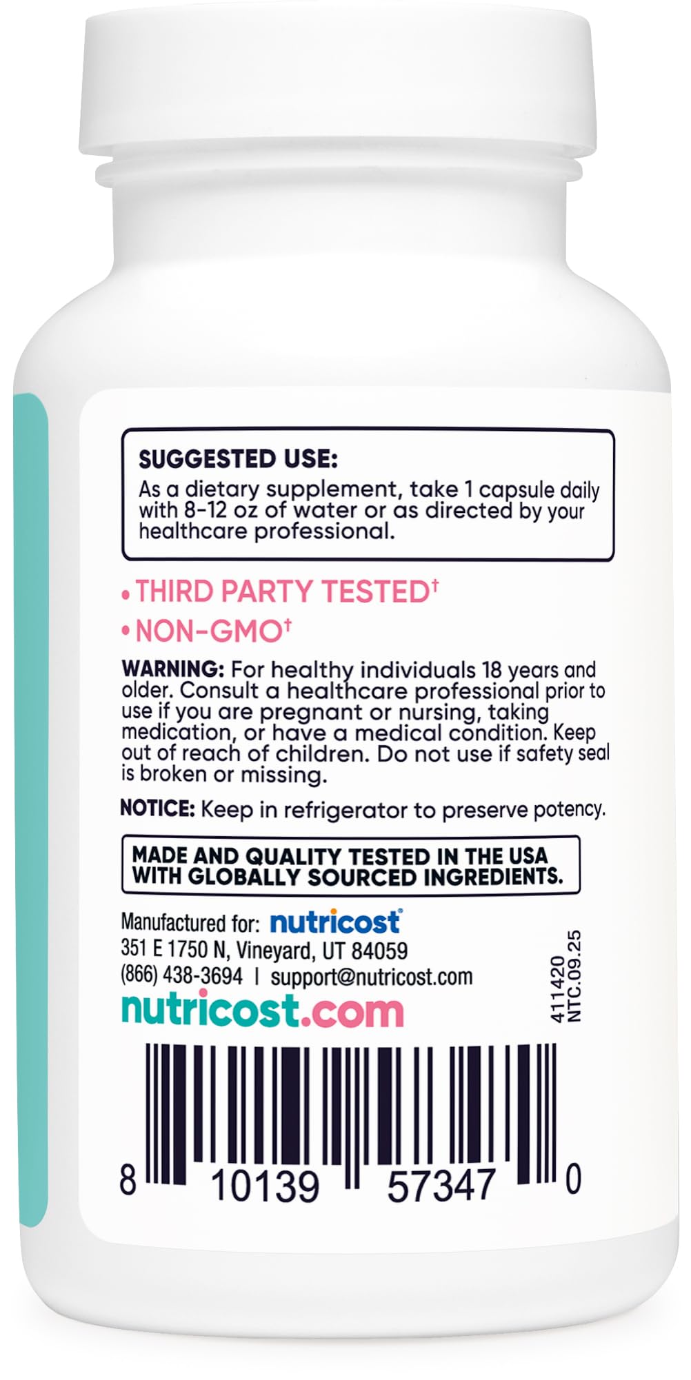 Nutricost Probiotic for Women 10 Billion CFU, 120 Capsules