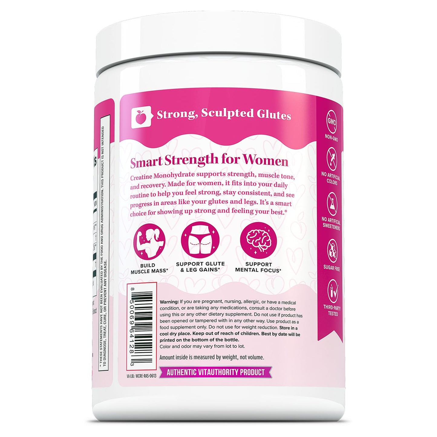 Vitauthority Micronized Creatine Monohydrate Powder 12.3 oz