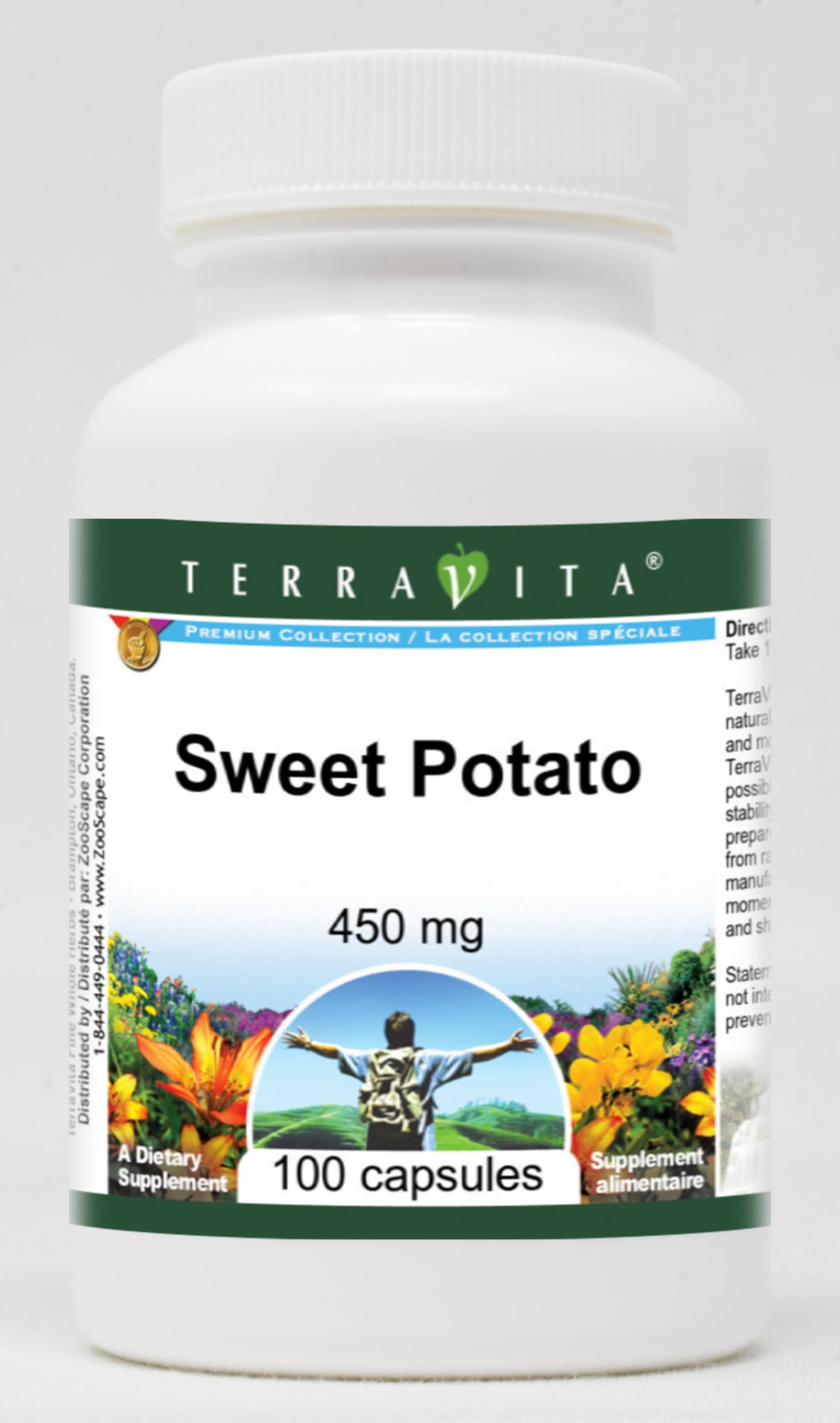 Terravita Sweet Potato 450 mg 300 Capsules