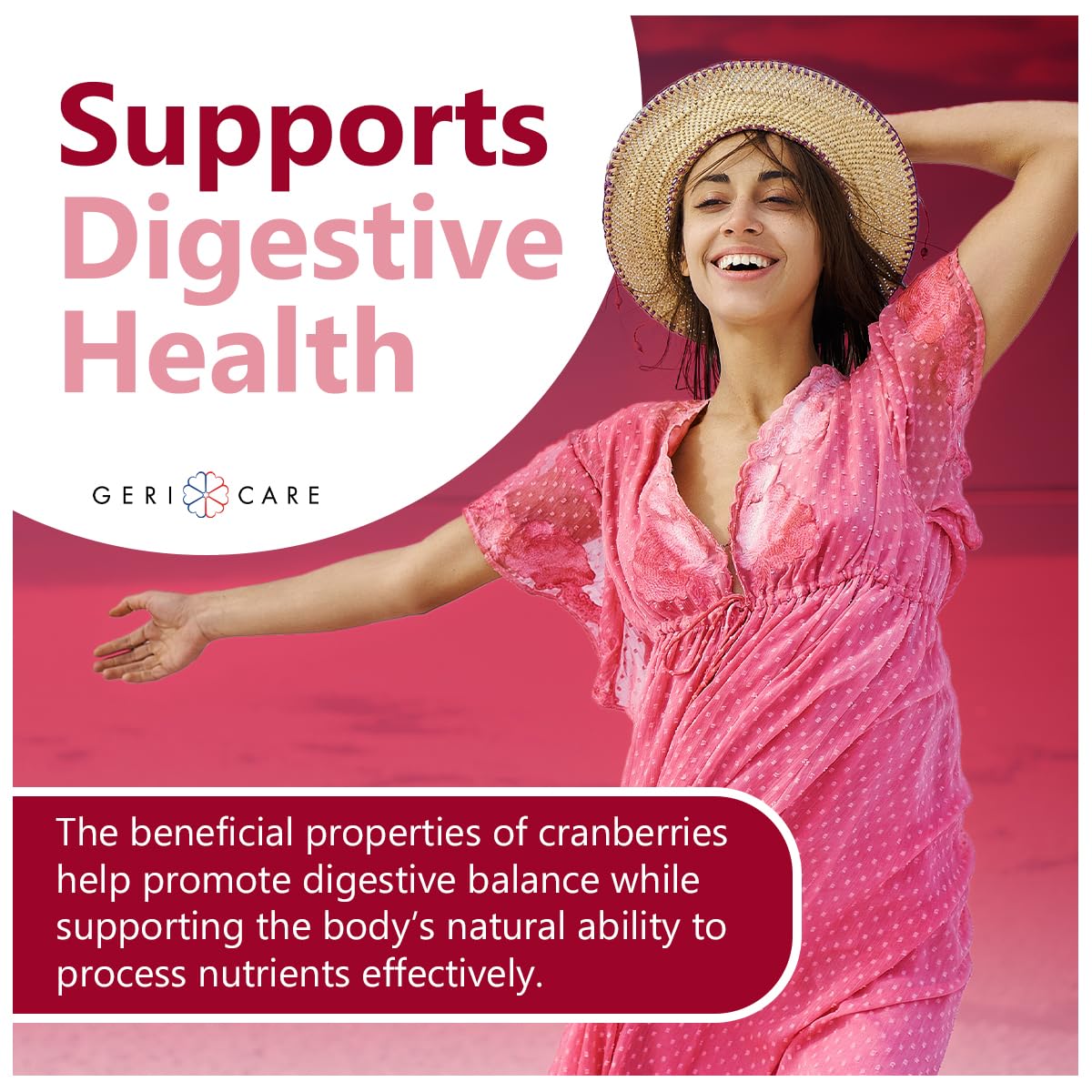 GeriCare Cranberry Gummies 60 Count