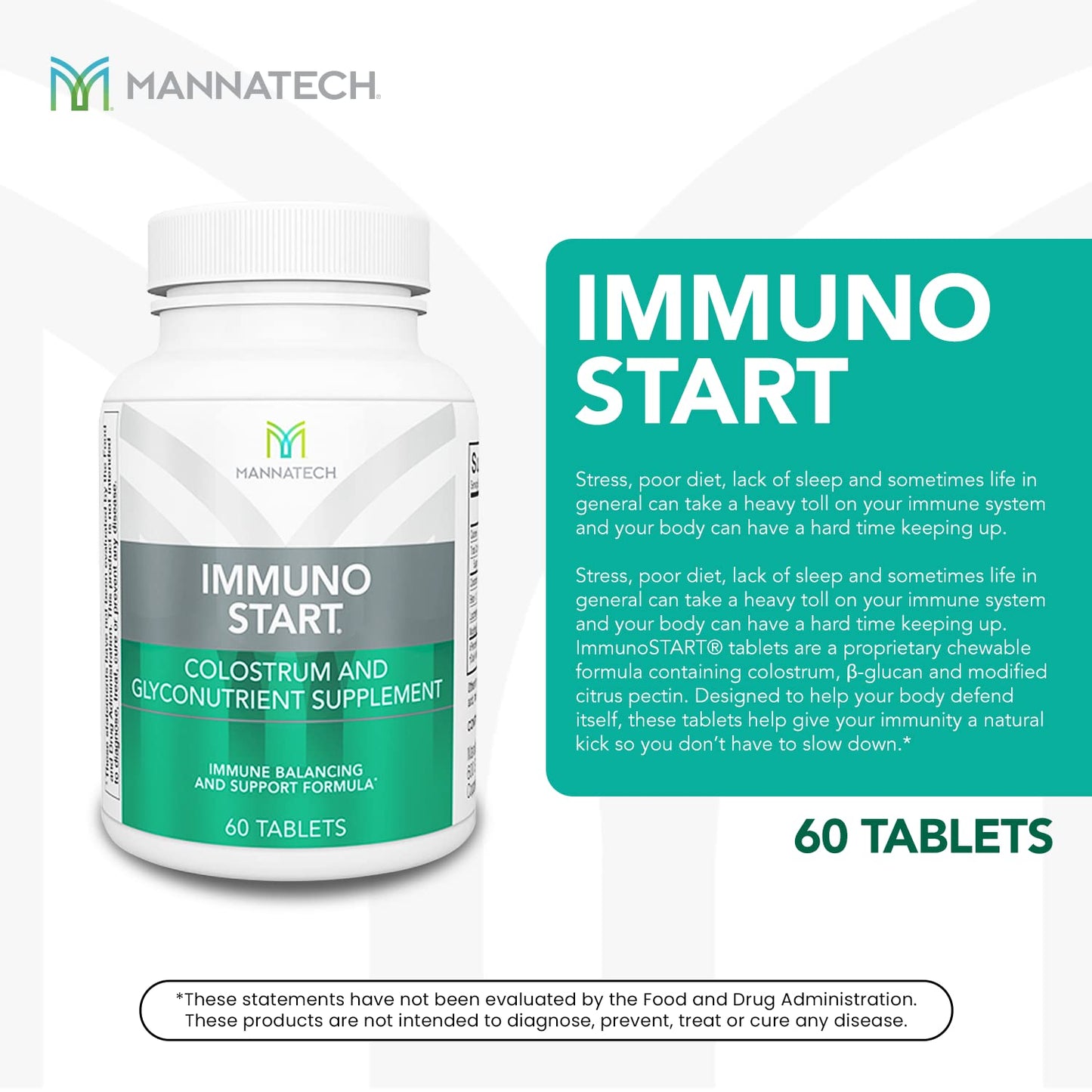 Mannatech ImmunoSTART Tablet 60 Tablets