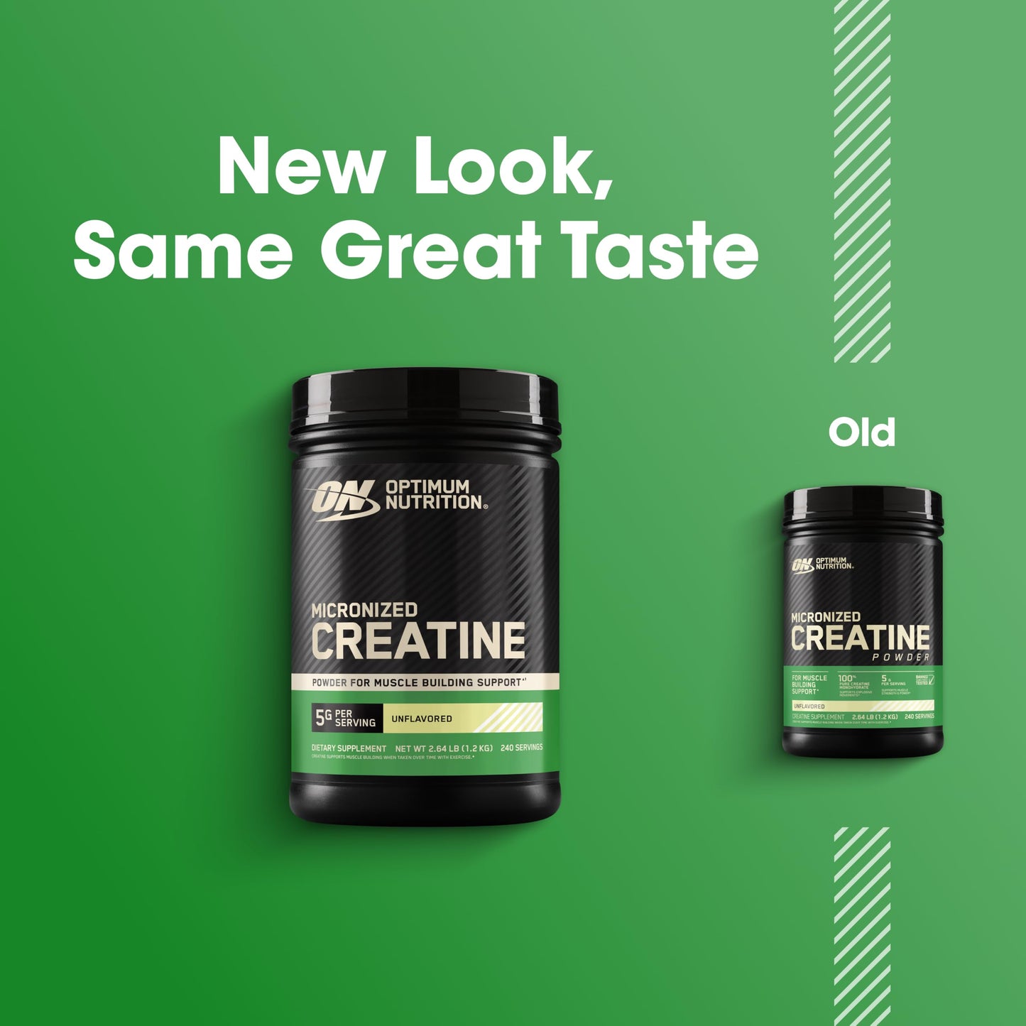 Optimum Nutrition Creatine Micronized Creatine Monohydrate Powder, 5 g per Serving, 240 Servings