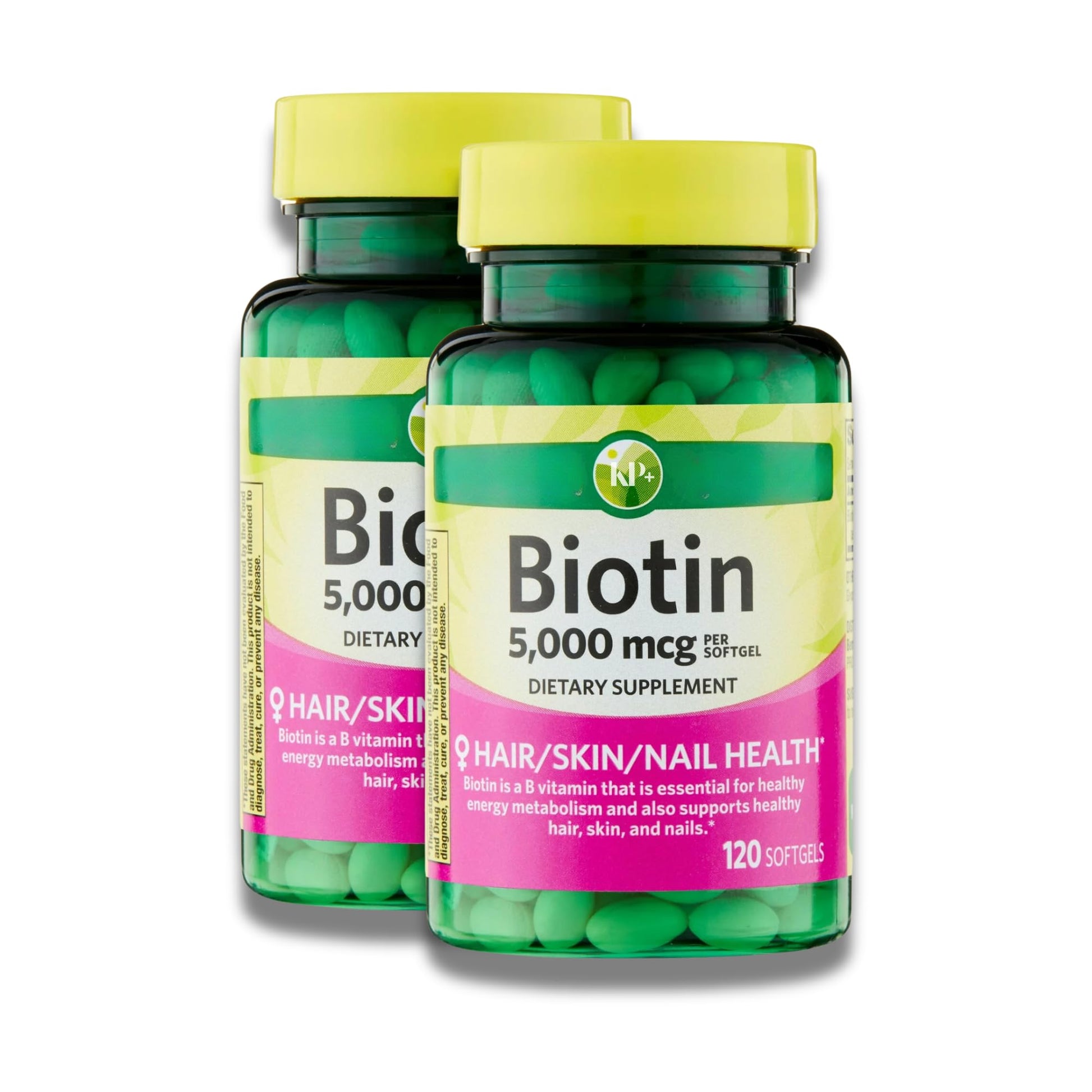 KP+ Biotin 5,000 mcg Softgels, 240 Count
