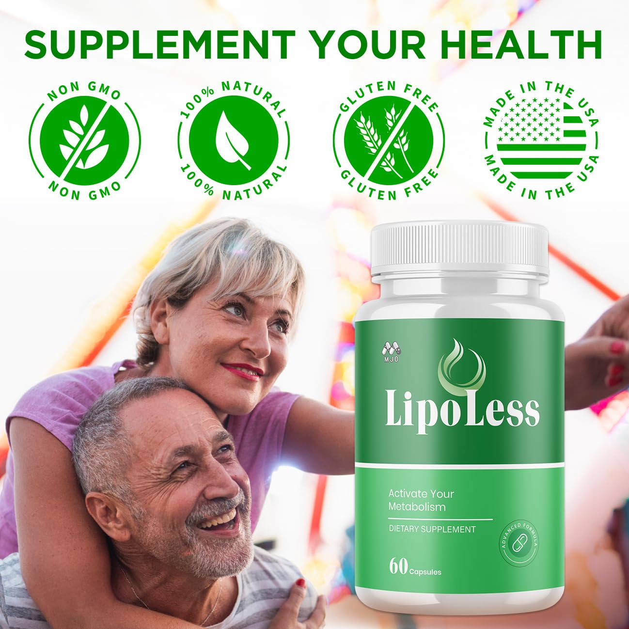 MJO LipoLess Capsules, 180 Capsules