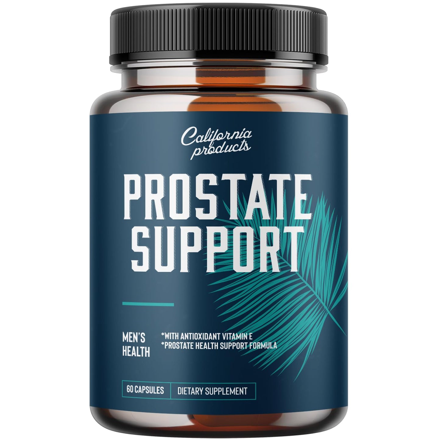 California Products Prostate Support Supplement for Men with Pygeum & Saw Palmetto Capsule, 60 Count