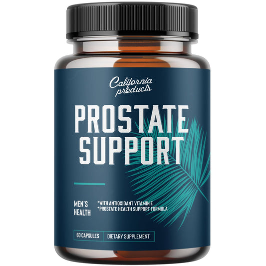 California Products Prostate Support Supplement for Men with Pygeum & Saw Palmetto Capsule, 60 Count
