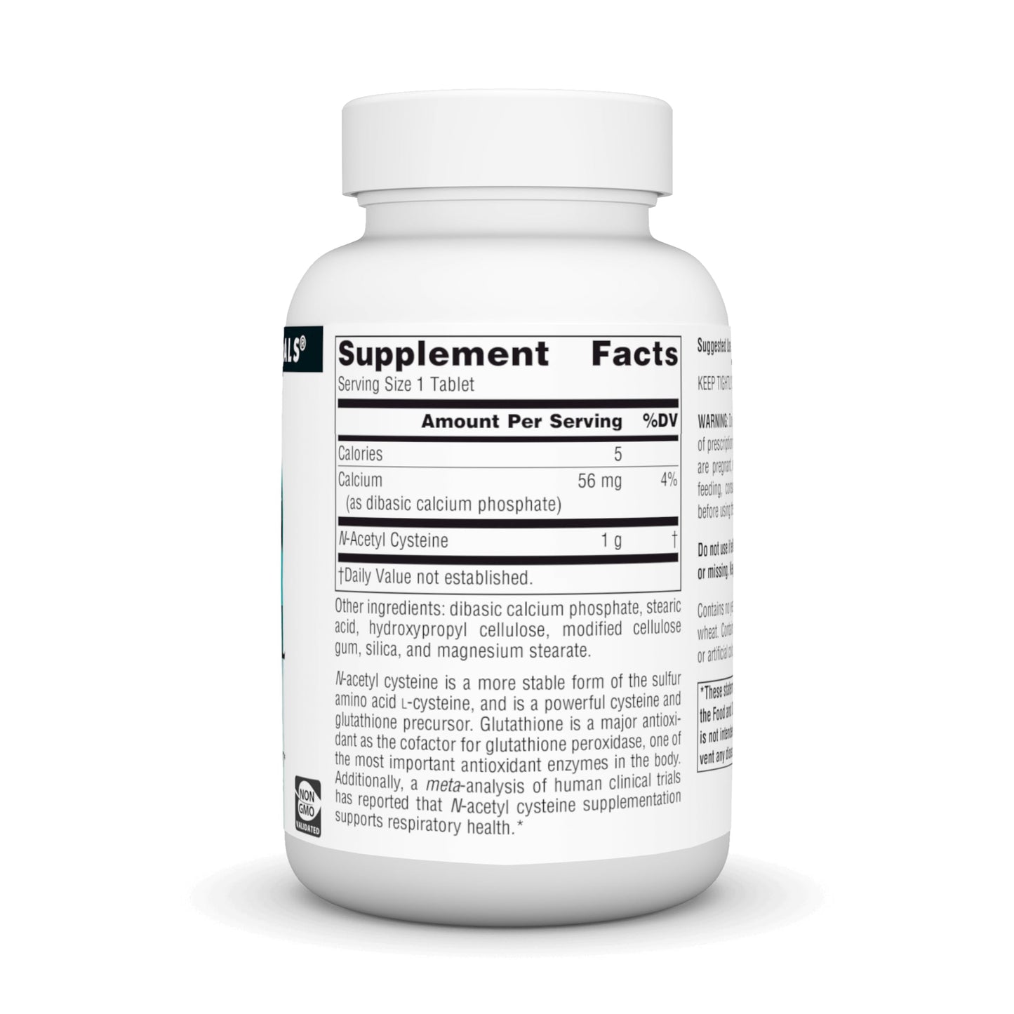 Source Naturals N-Acetyl Cysteine 1000 mg Antioxidant Support Tablets 60 Count