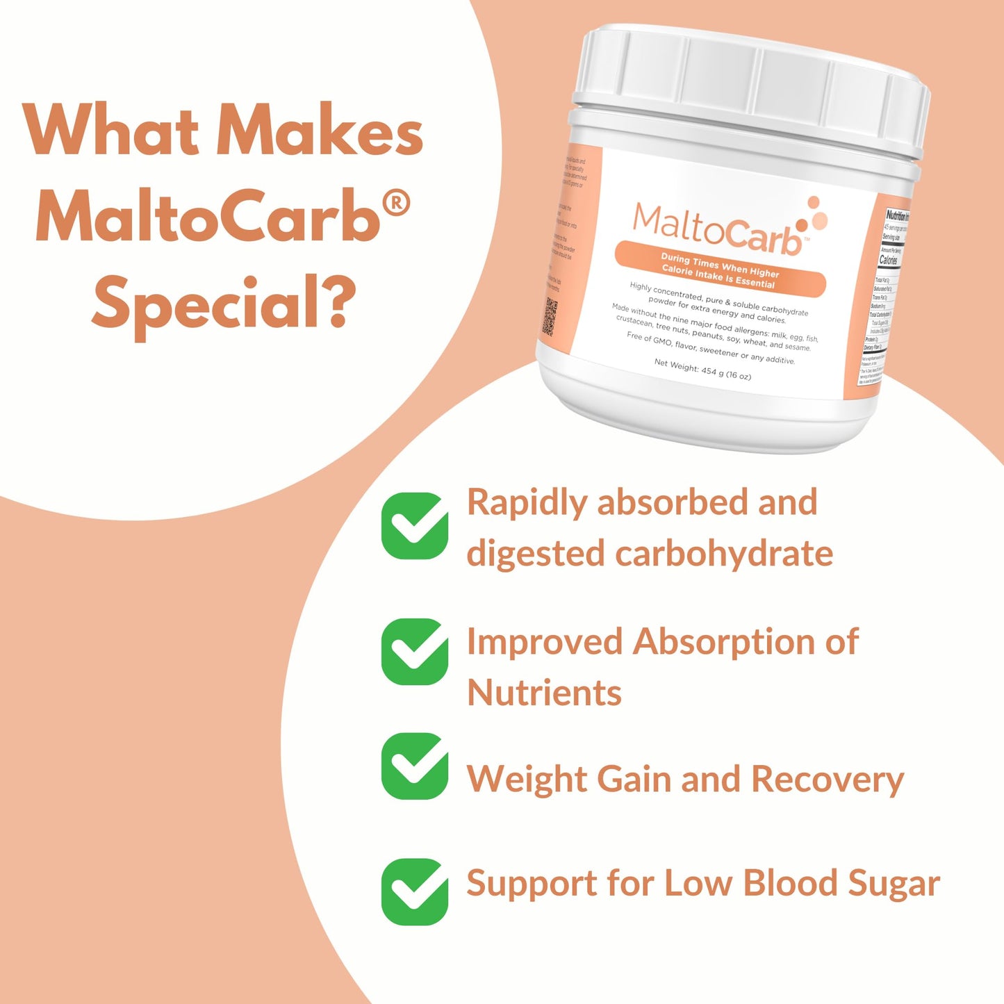 Solace Nutrition MaltoCarb Maltodextrin Powder 16