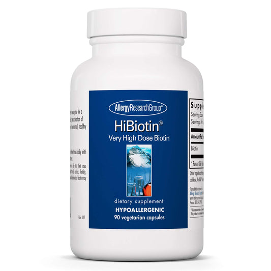 Allergy Research Group HiBiotin 100 mg Biotin Capsule, 90 Count