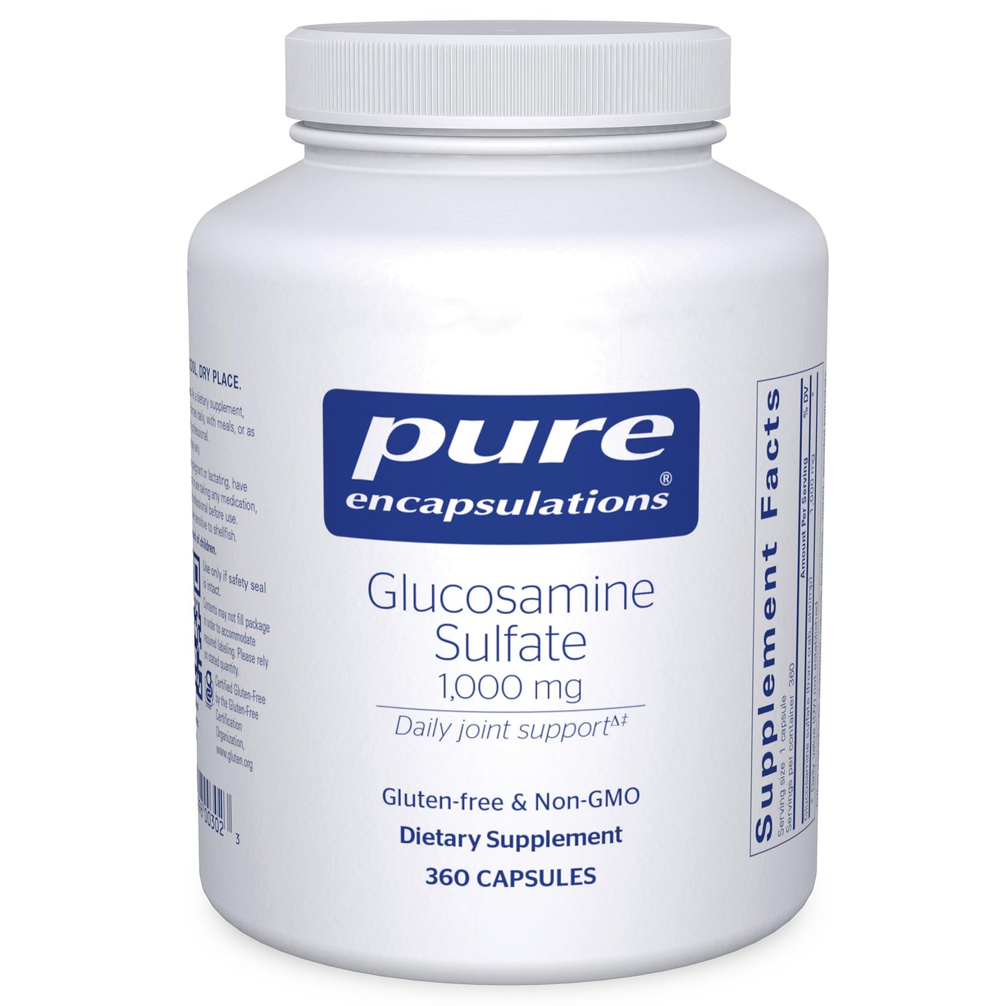 Pure Encapsulations Glucosamine Sulfate 1,000 mg Capsule, 360 Capsules