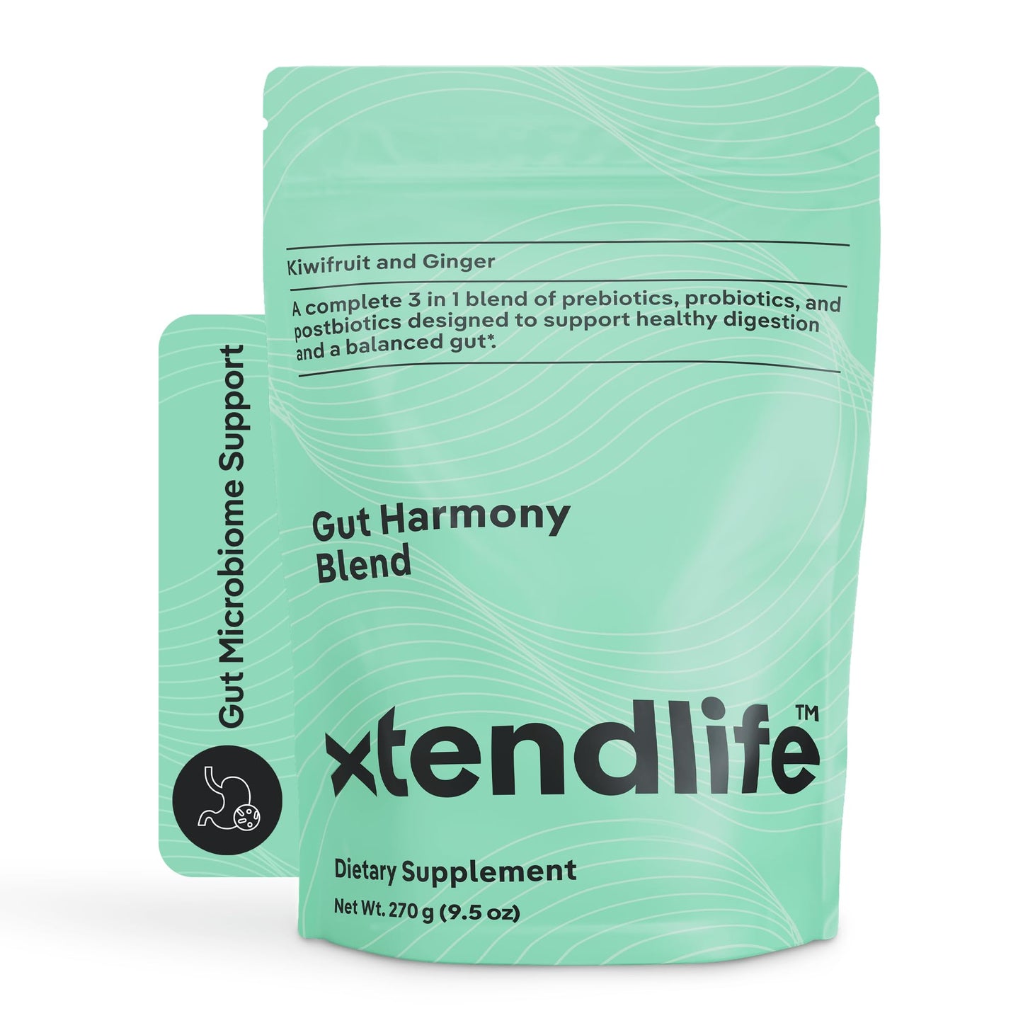Xtendlife Gut Harmony Greens and Superfood for Digestive Health Powder 9.5 Ounce