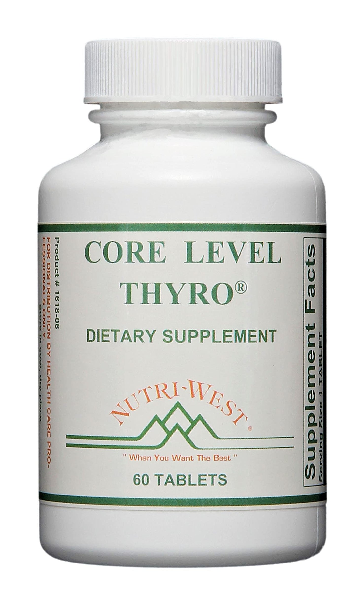 Nutri-West Core Level Thyro Tablet 60 Count
