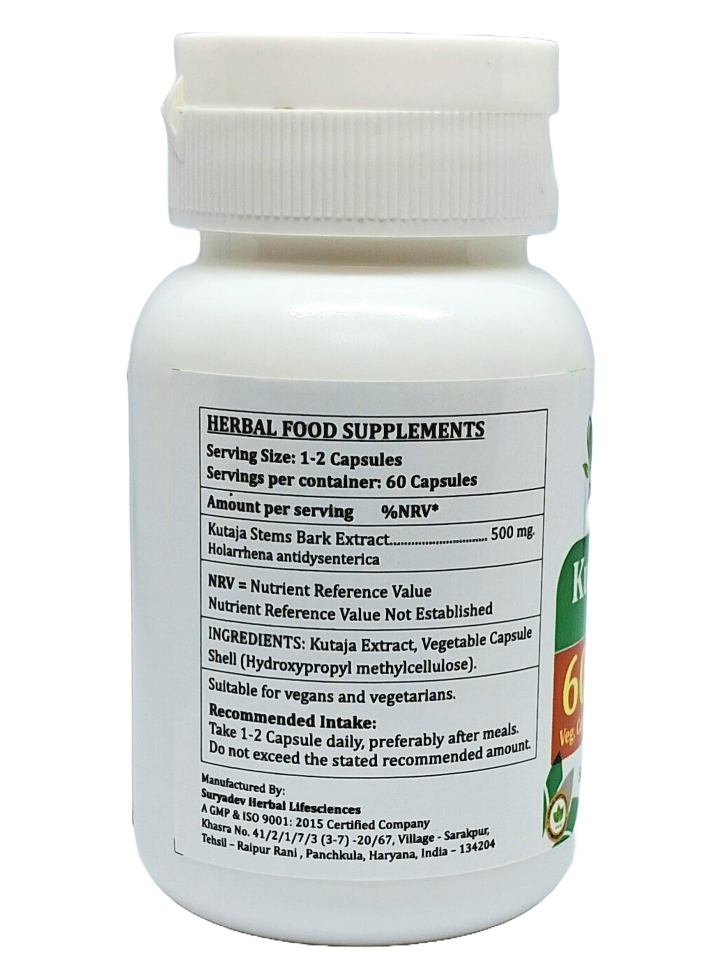 Satya Naturals Kutaja Forte 500 mg, 240 Capsules