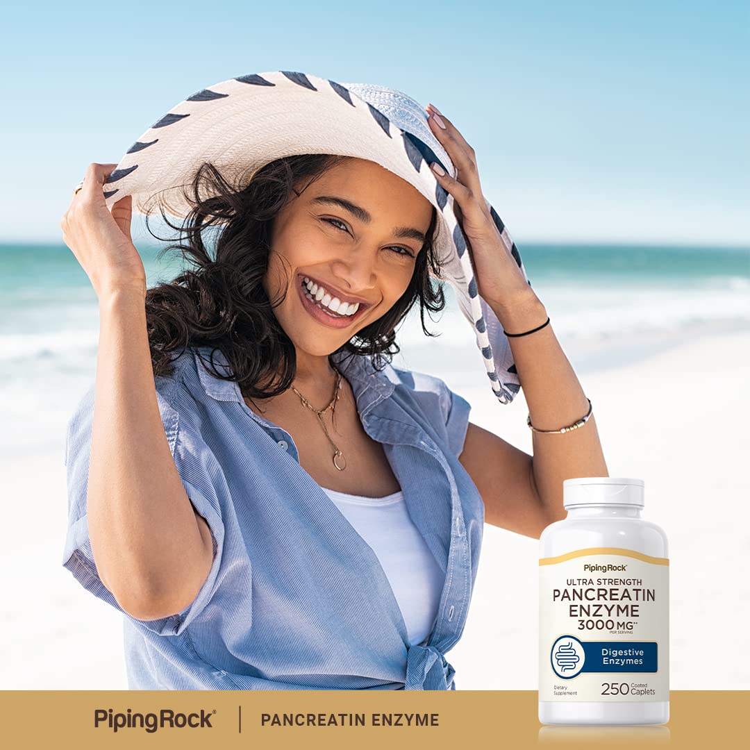 Piping Rock Pancreatin Digestive Enzymes 250 Caplets