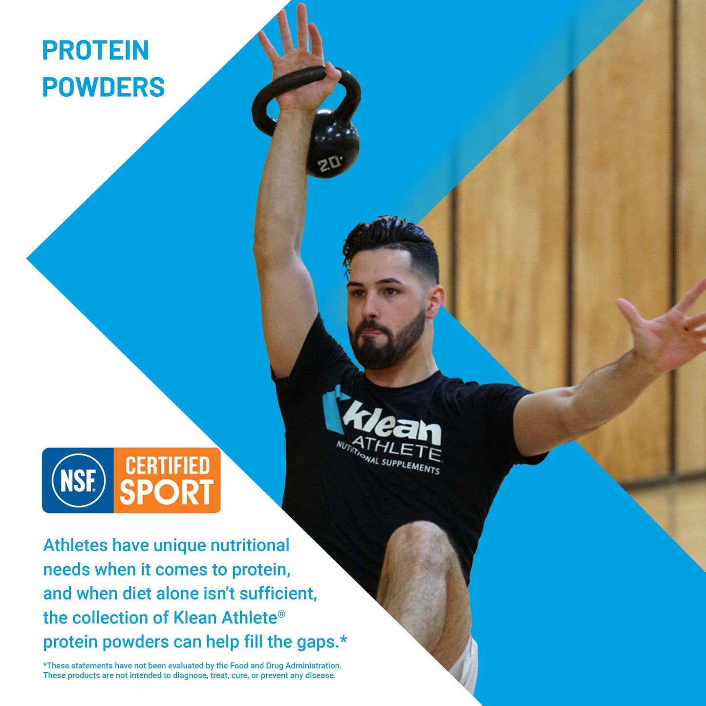 Klean Athlete Klean Isolate Whey Protein Powder, Natural Vanilla Flavor, 1.14 lb