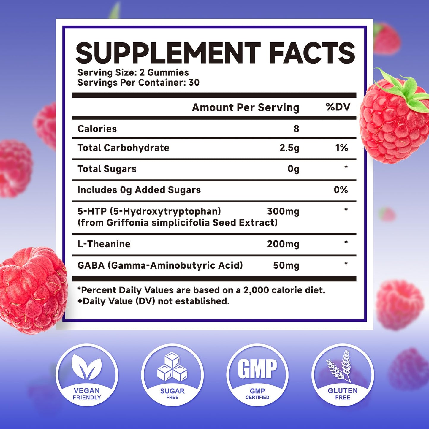 MEENCCD 5-HTP Gummies 120 Count