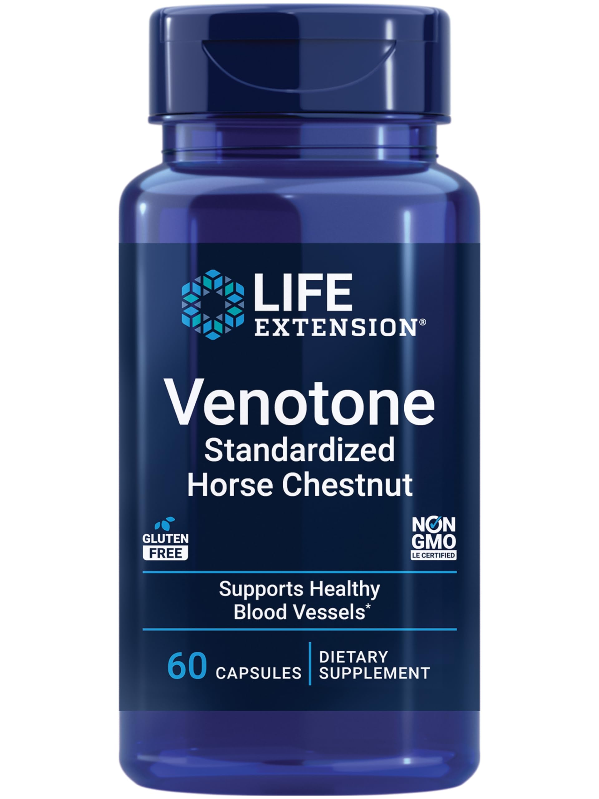 Life Extension Venotone Standardized Horse Chestnut Capsules, 60 Capsules