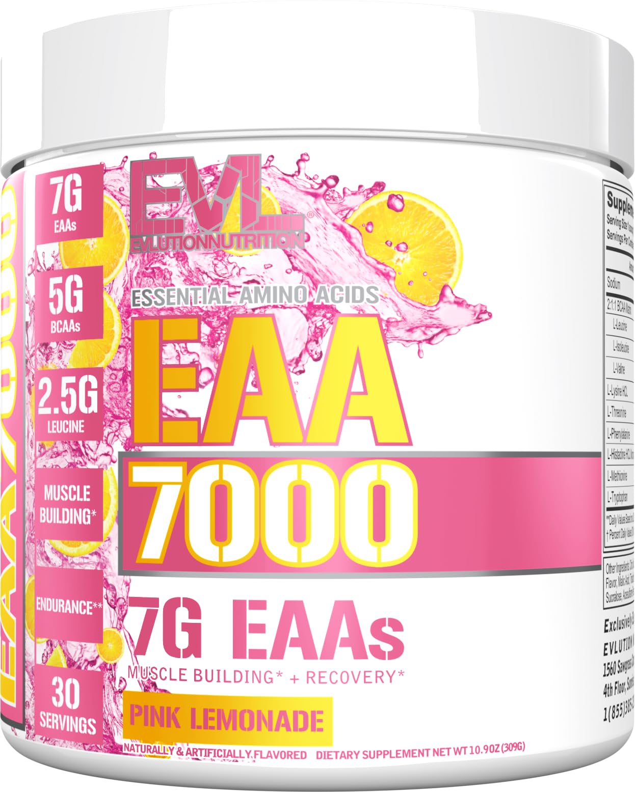Evlution EAAs Amino Acids Powder 10.9 Ounce